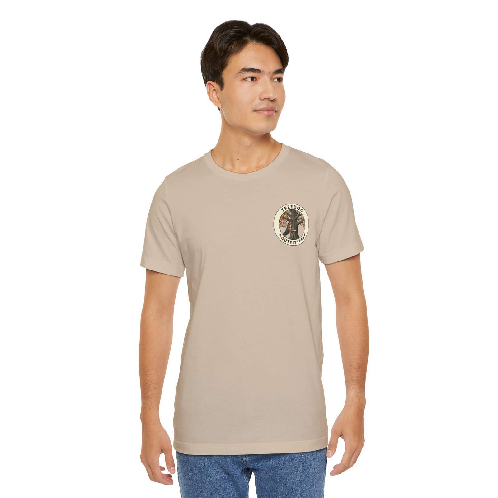 Hunt with Black and Tan - Bella + Canvas 3001 - Unisex Jersey Short Sleeve Tee - Image 8