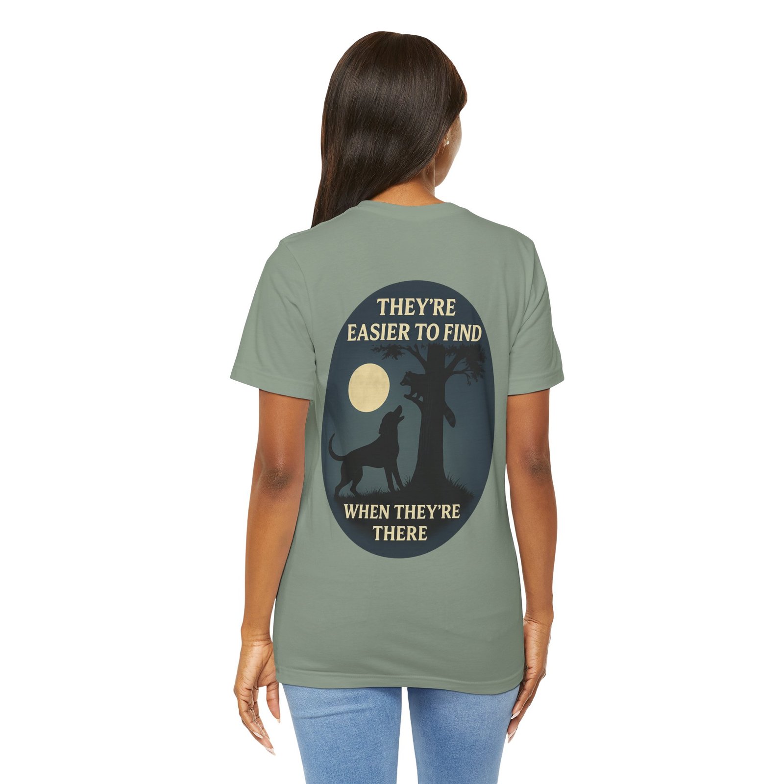 When They're There - Bella + Canvas 3001 - Unisex Jersey Short Sleeve Tee - Image 35