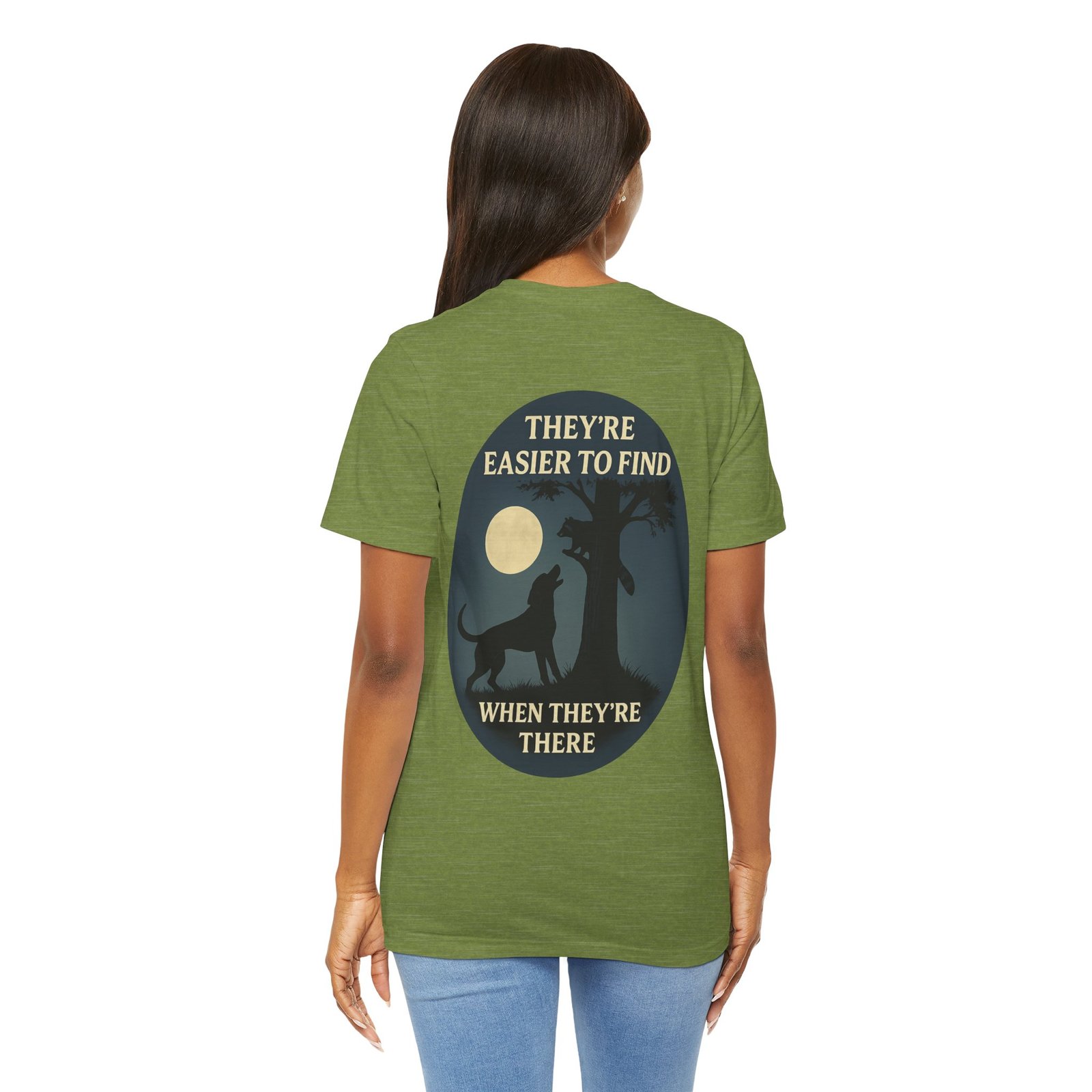 When They're There - Bella + Canvas 3001 - Unisex Jersey Short Sleeve Tee - Image 5