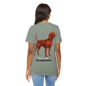 Hunt with Redbone - Bella + Canvas 3001 - Unisex Jersey Short Sleeve Tee