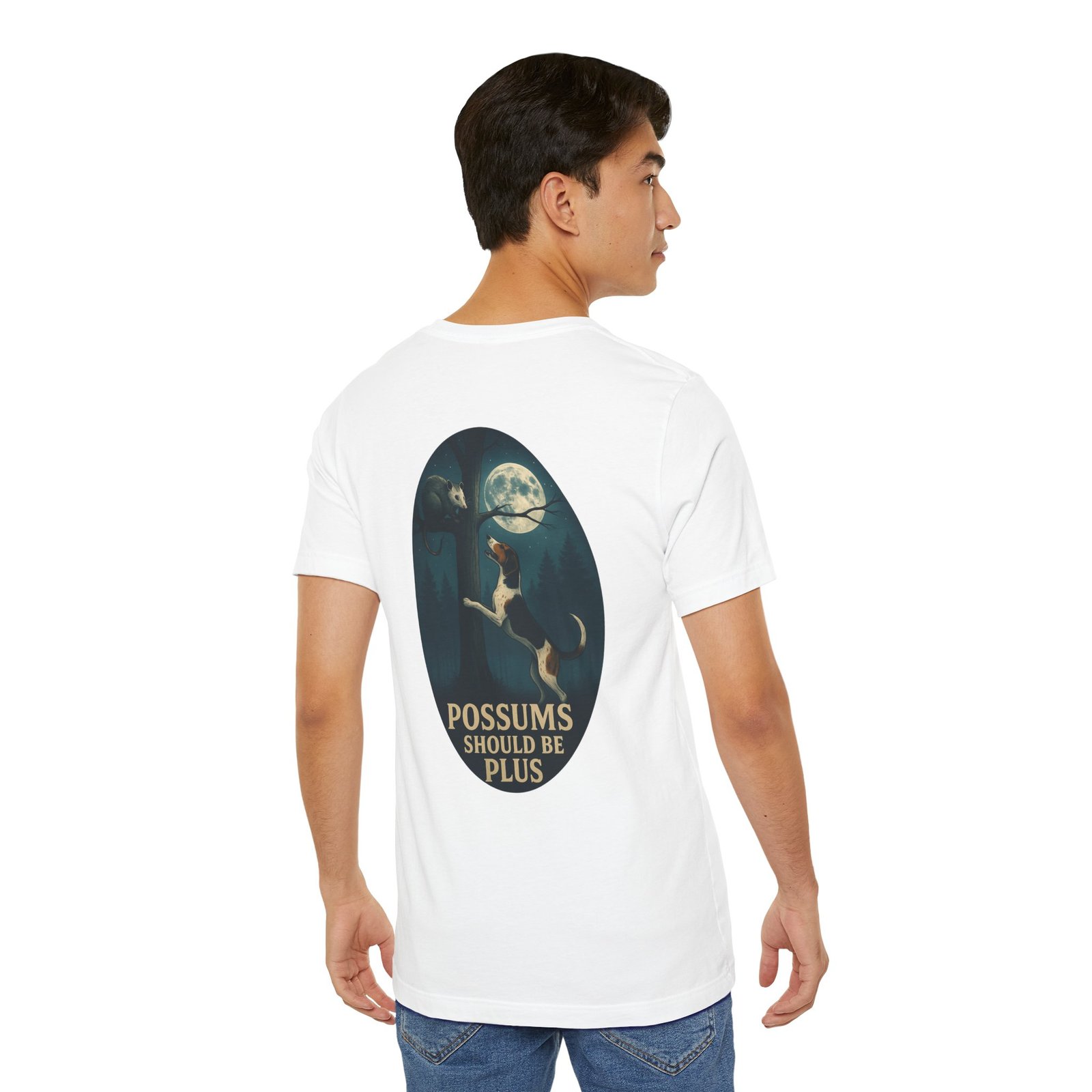 Possums Plus TW - Bella + Canvas 3001 - Unisex Jersey Short Sleeve Tee - Image 15