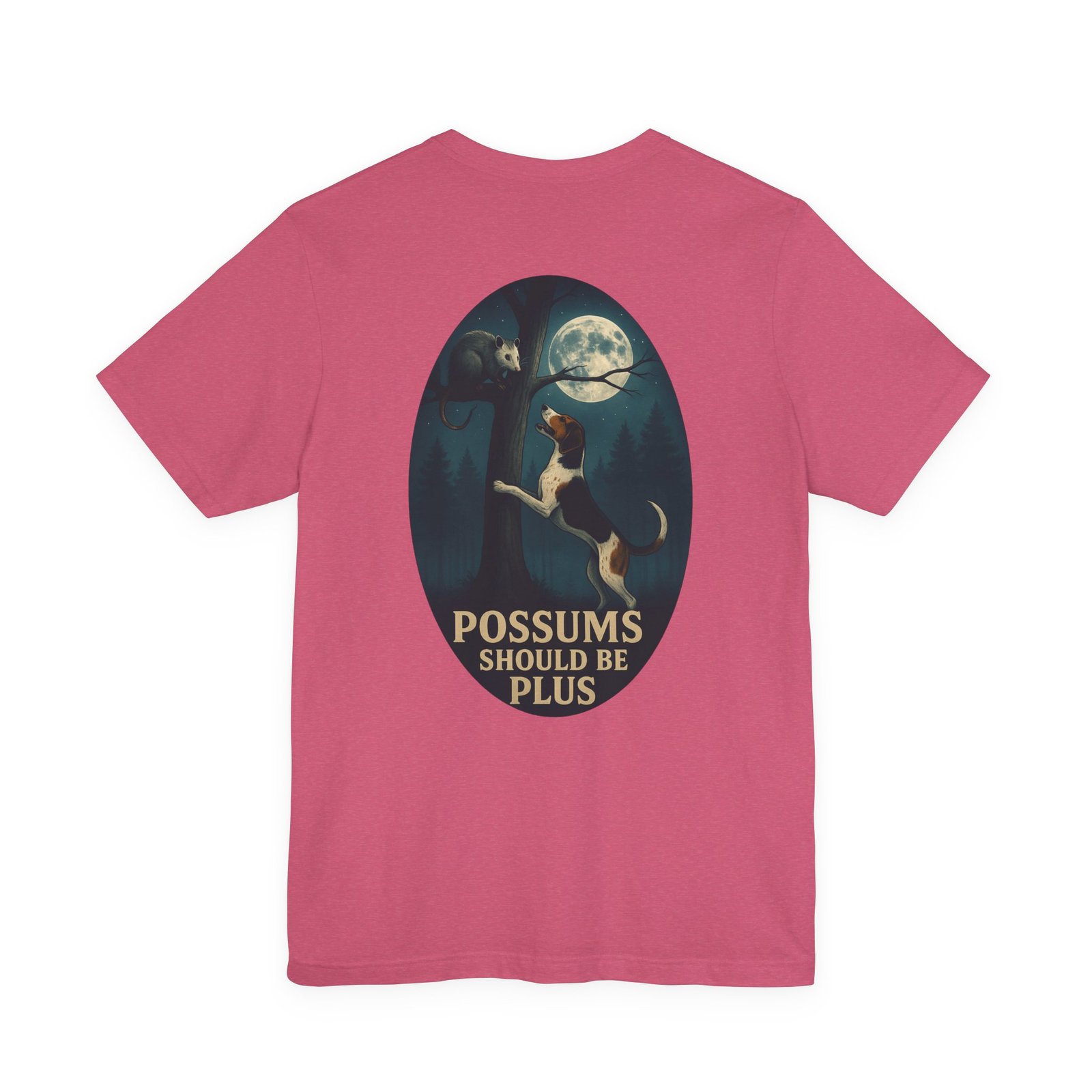 Possums Plus TW - Bella + Canvas 3001 - Unisex Jersey Short Sleeve Tee - Image 45