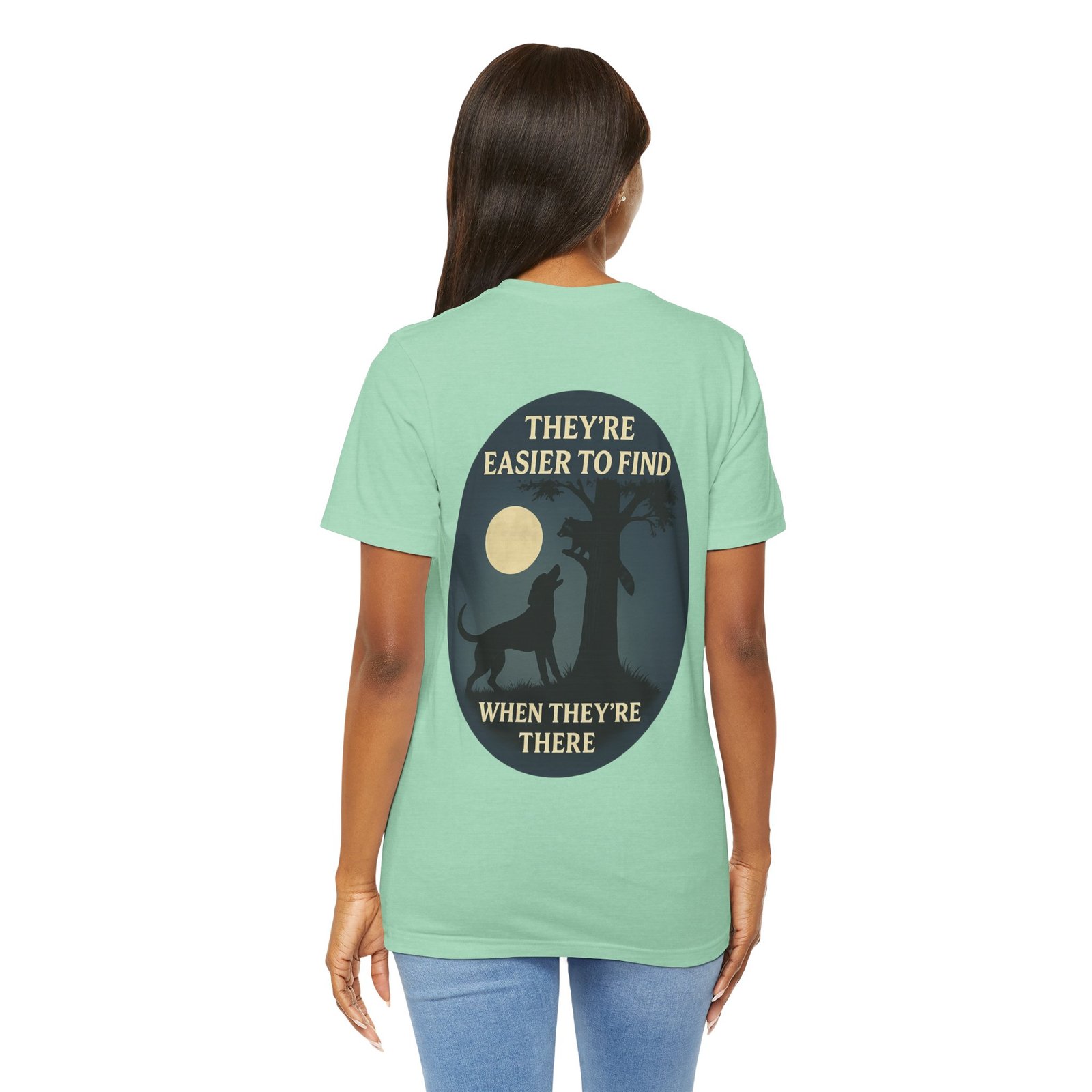 When They're There - Bella + Canvas 3001 - Unisex Jersey Short Sleeve Tee - Image 39