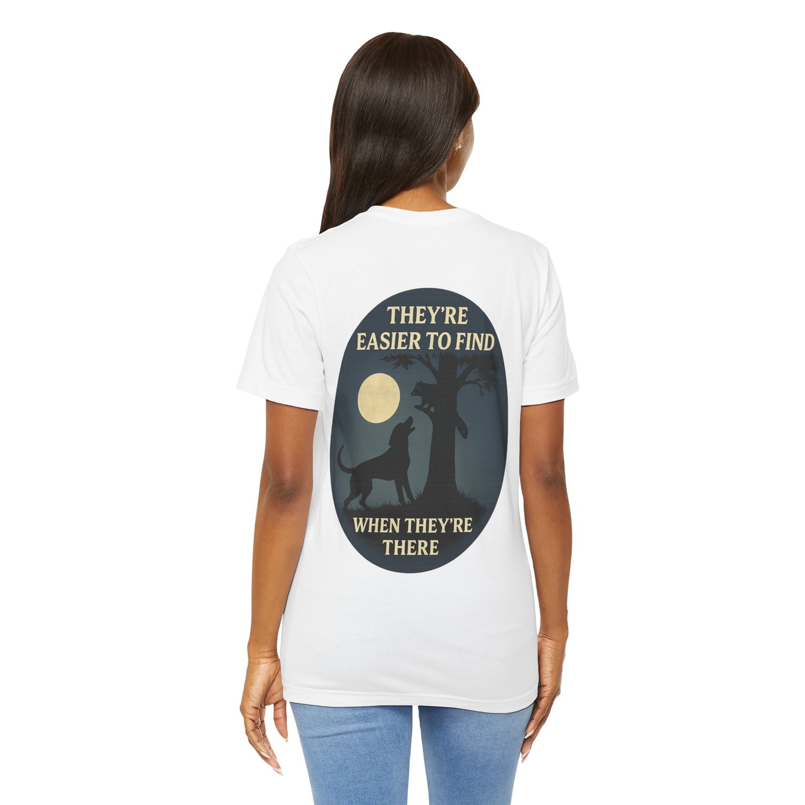 When They're There - Bella + Canvas 3001 - Unisex Jersey Short Sleeve Tee - Image 19