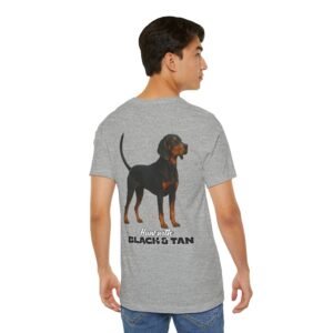 Hunt with Black and Tan - Bella + Canvas 3001 - Unisex Jersey Short Sleeve Tee