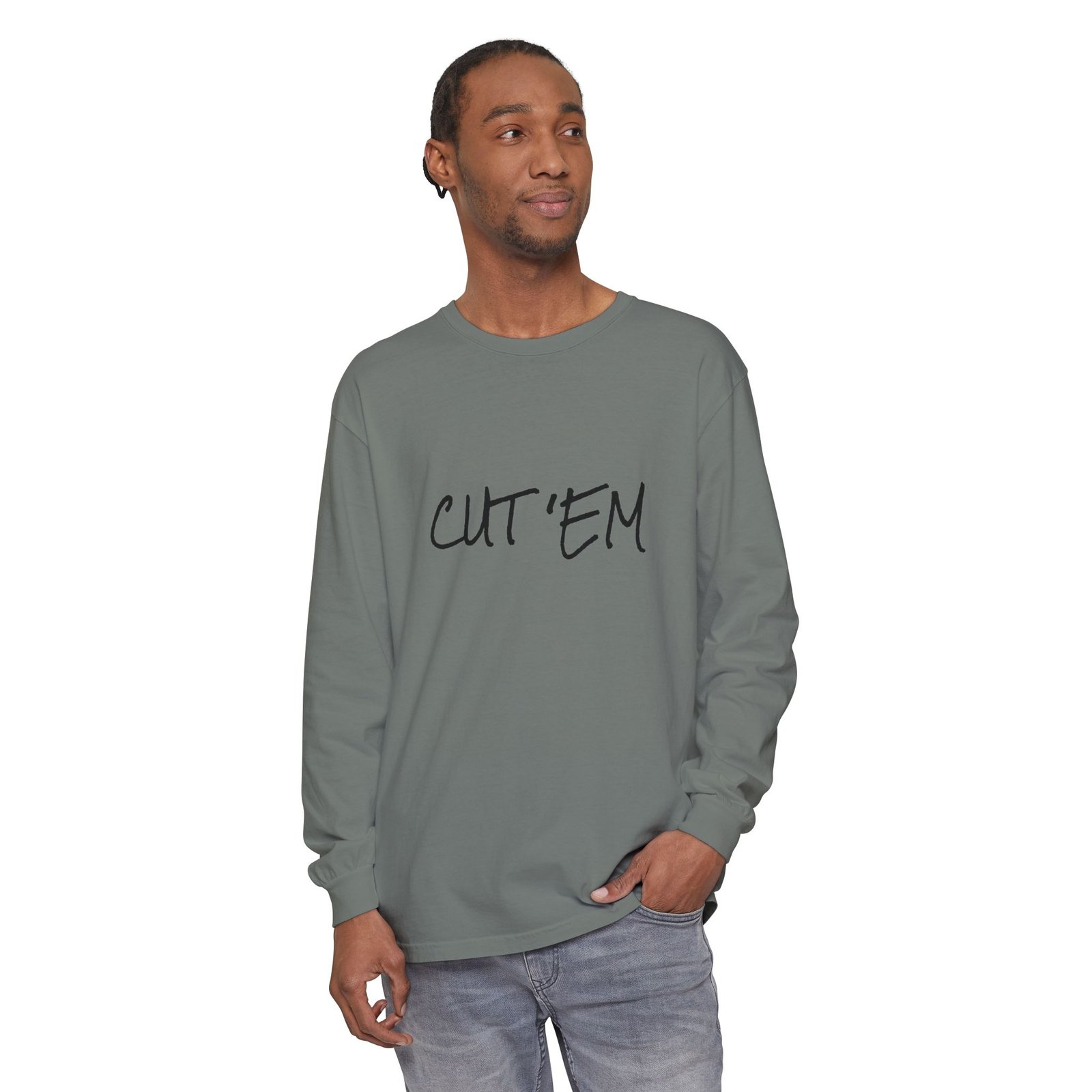 CUT 'EM - Comfort Colors® · 6014 - Long Sleeve Unisex Tee - Image 13