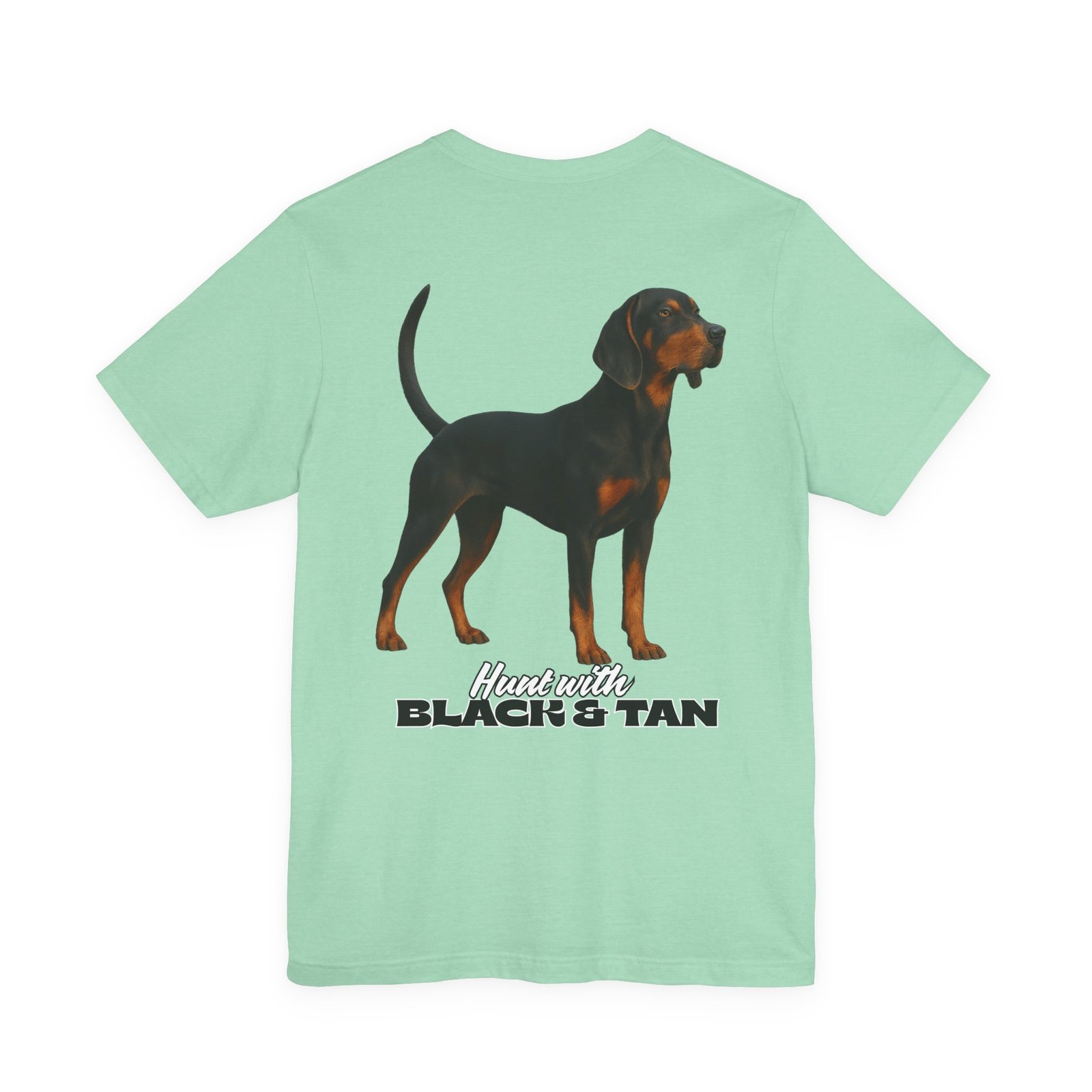 Hunt with Black and Tan - Bella + Canvas 3001 - Unisex Jersey Short Sleeve Tee - Image 37