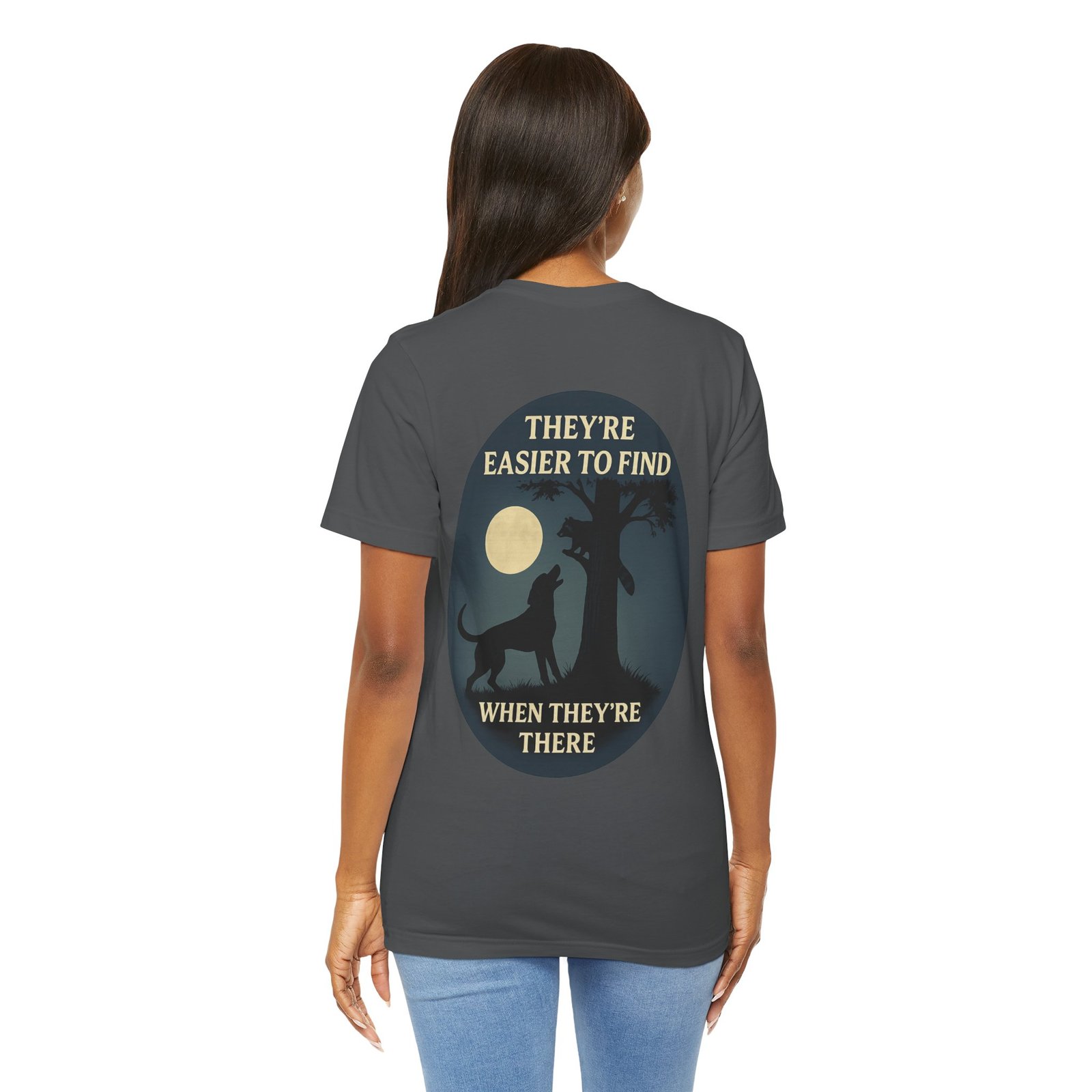 When They're There - Bella + Canvas 3001 - Unisex Jersey Short Sleeve Tee - Image 43