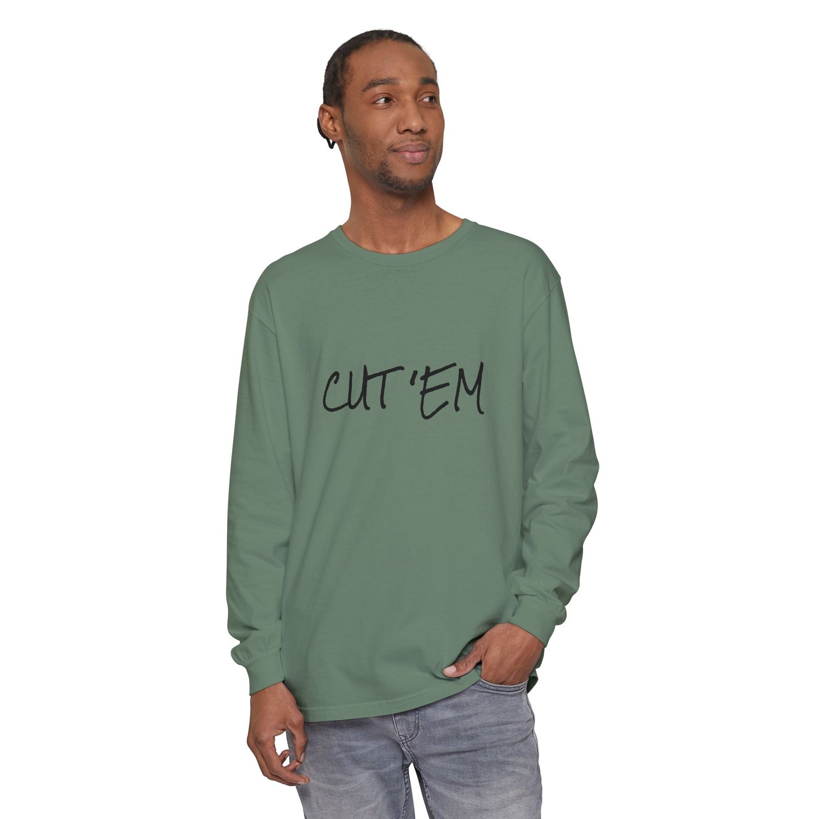 CUT 'EM - Comfort Colors® · 6014 - Long Sleeve Unisex Tee
