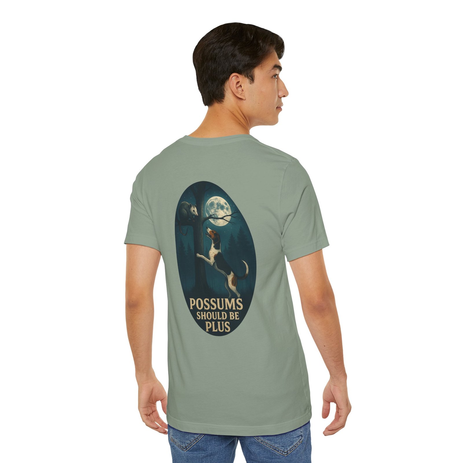 Possums Plus TW - Bella + Canvas 3001 - Unisex Jersey Short Sleeve Tee - Image 35