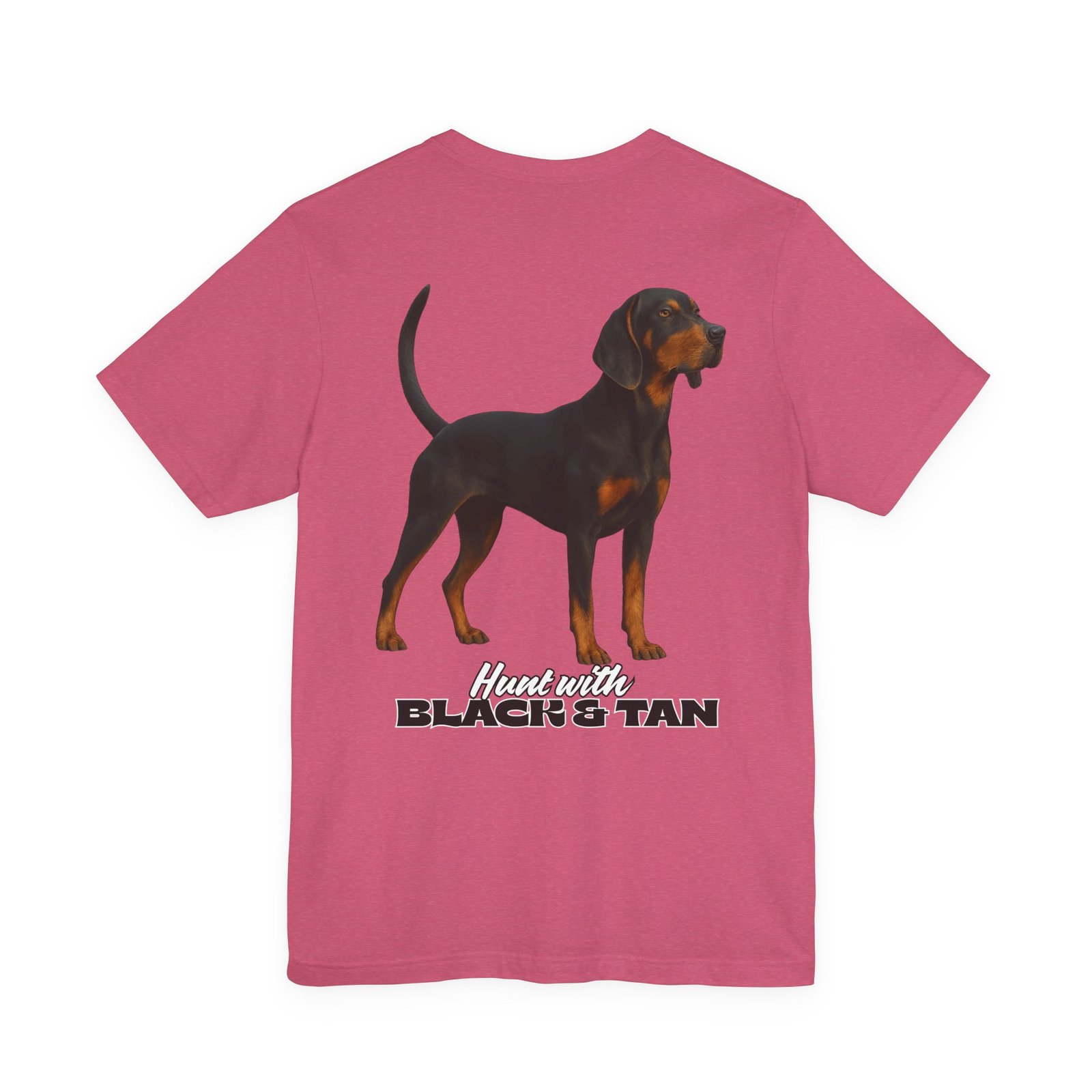 Hunt with Black and Tan - Bella + Canvas 3001 - Unisex Jersey Short Sleeve Tee - Image 45