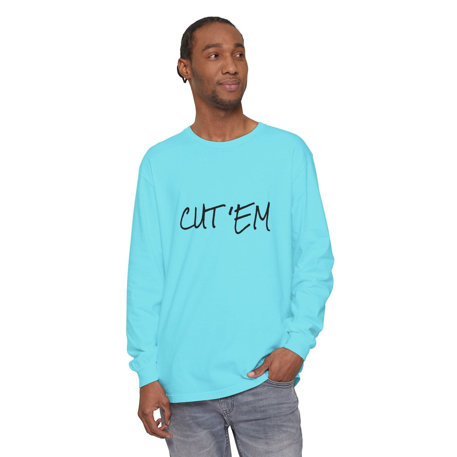 CUT 'EM - Comfort Colors® · 6014 - Long Sleeve Unisex Tee - Image 16