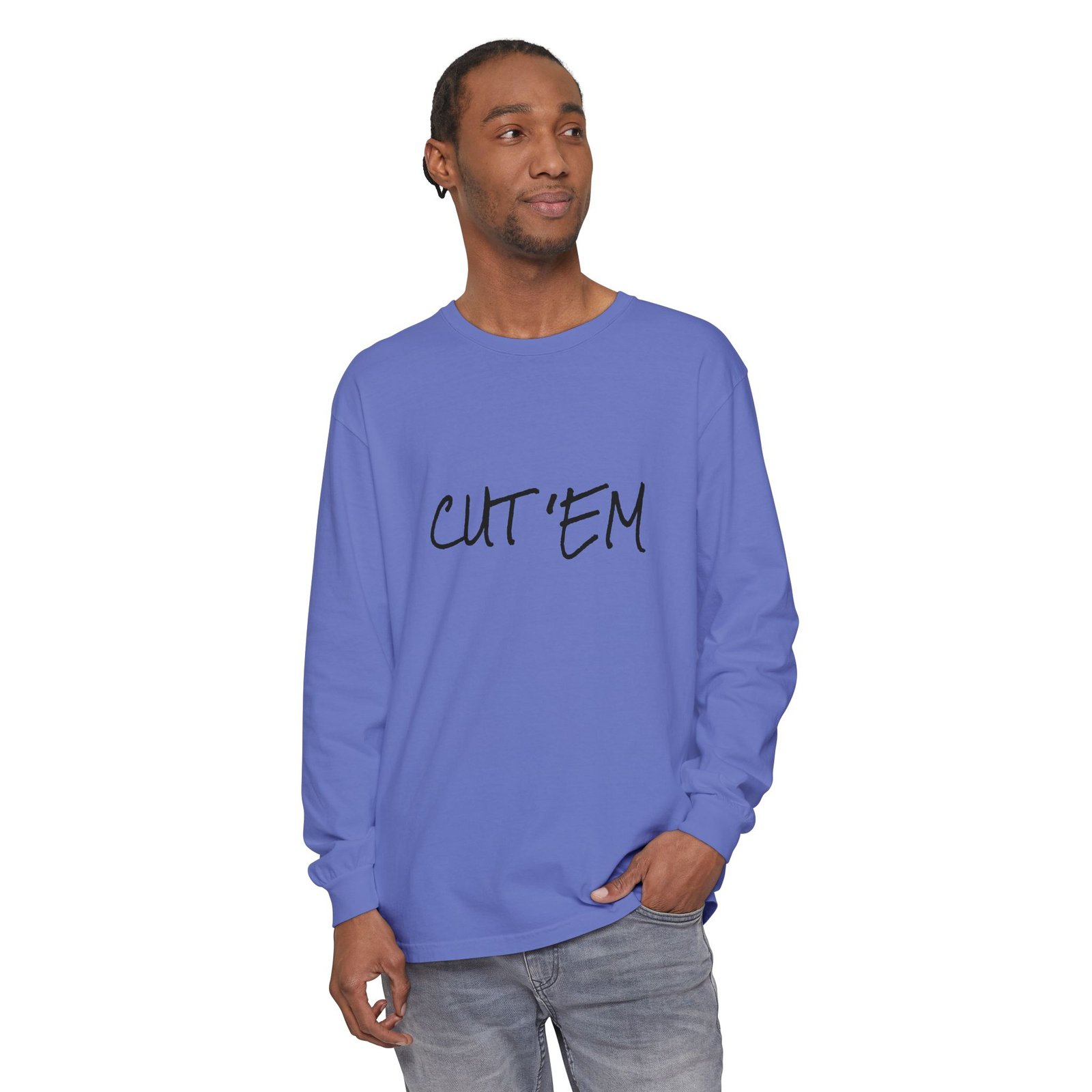 CUT 'EM - Comfort Colors® · 6014 - Long Sleeve Unisex Tee - Image 22
