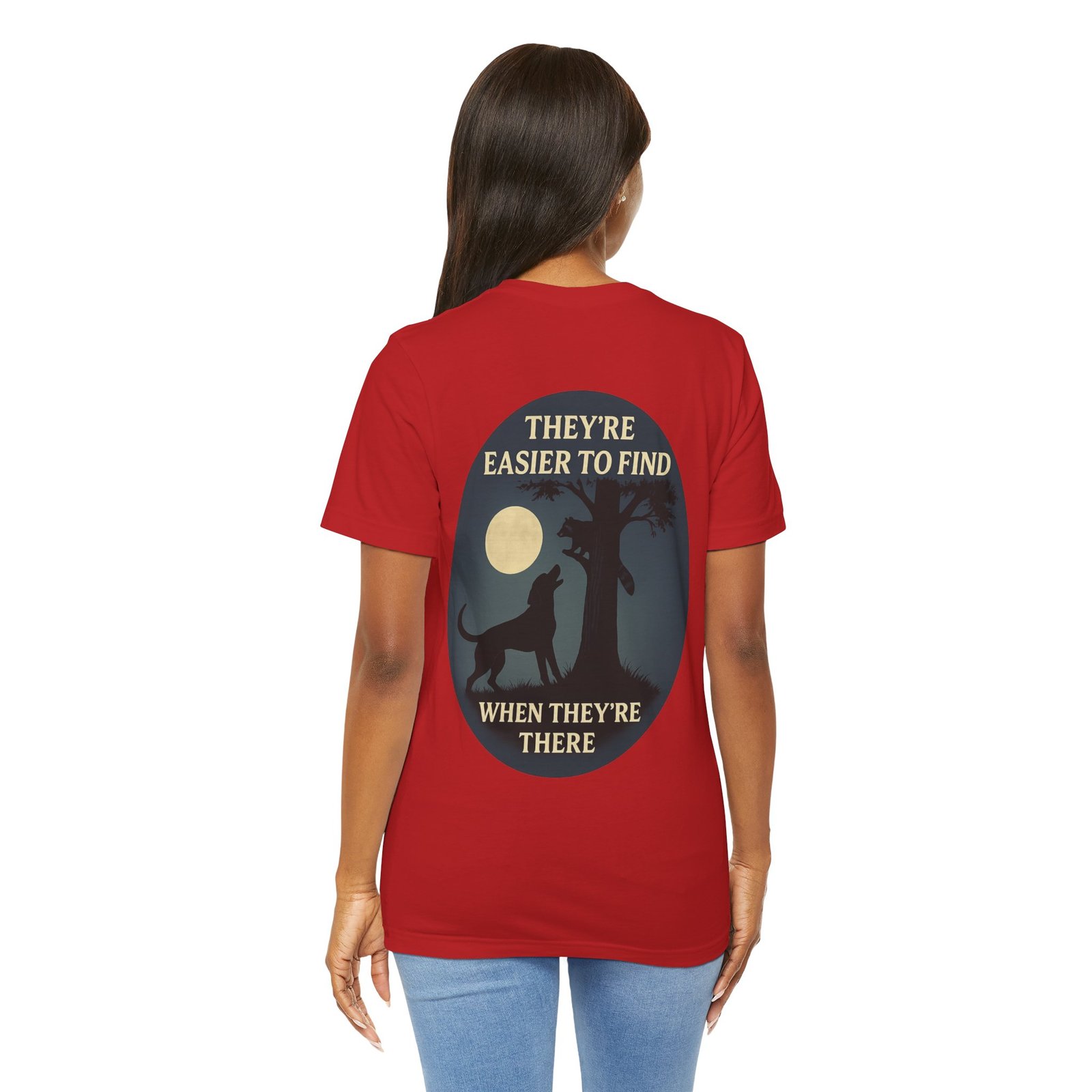 When They're There - Bella + Canvas 3001 - Unisex Jersey Short Sleeve Tee - Image 51