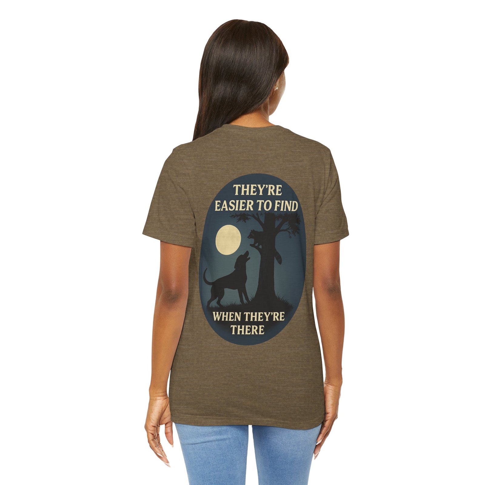 When They're There - Bella + Canvas 3001 - Unisex Jersey Short Sleeve Tee - Image 31