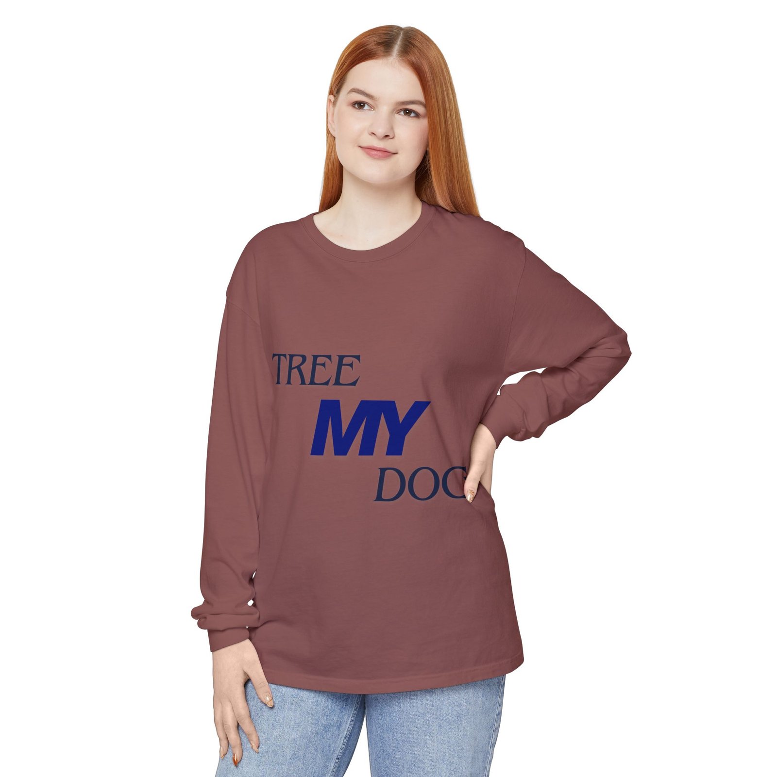 Tree My Dog - Comfort Colors® · 6014 - Unisex Long Sleeve Tee - Image 10