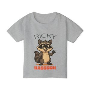 Ricky Raccoon - Gildan 5100P - Toddler Short Sleeve Tee