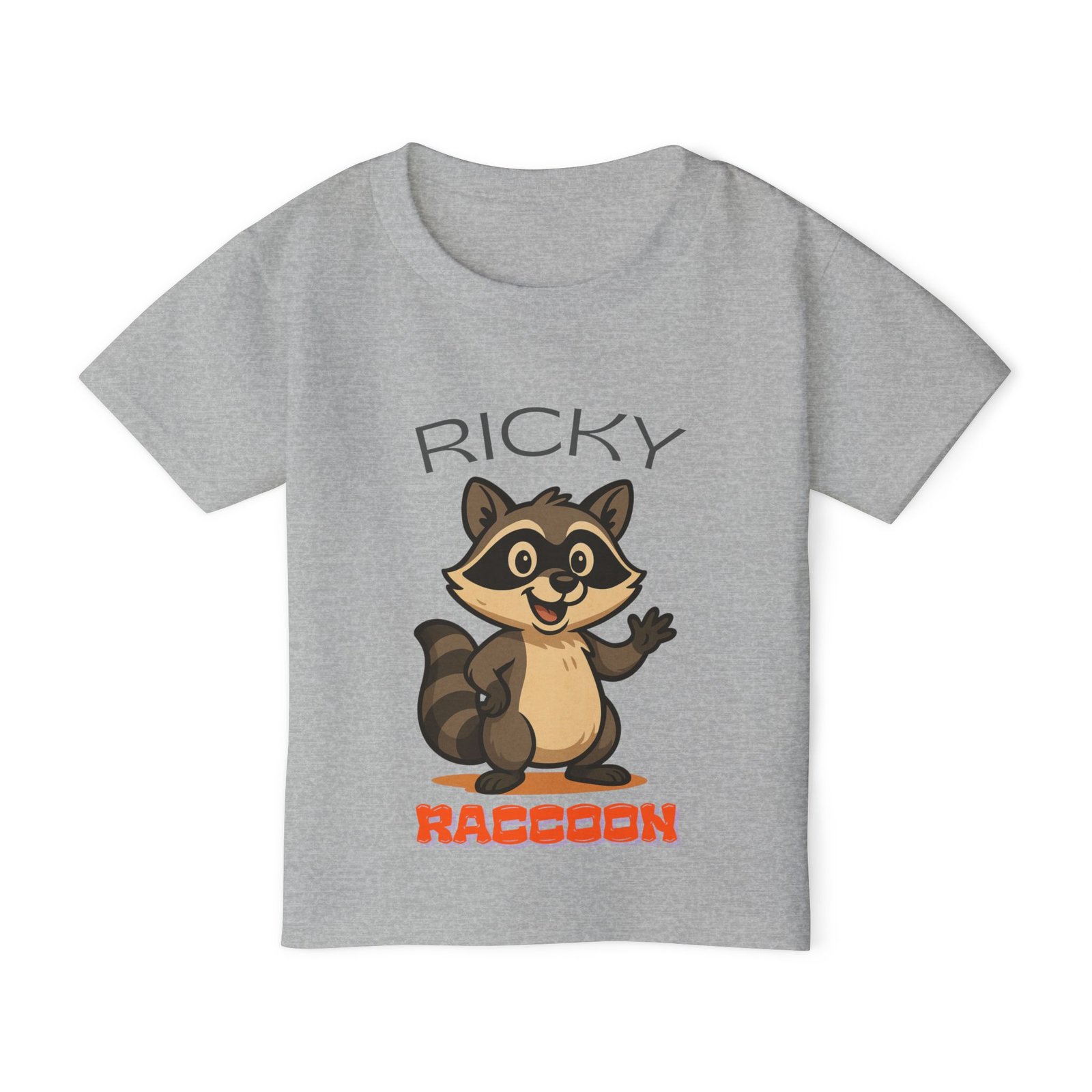 Ricky Raccoon - Gildan 5100P - Toddler Short Sleeve Tee