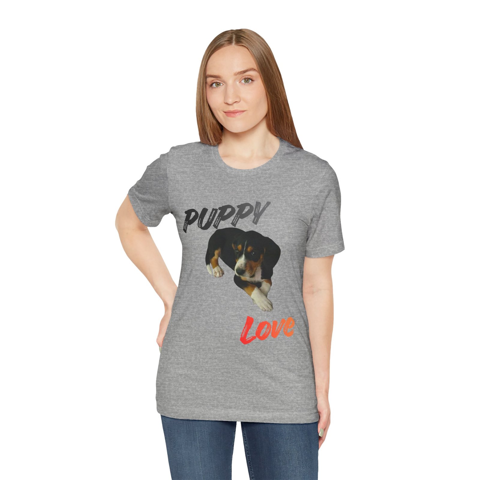 Puppy Love - Bella+Canvas · 3001 - Unisex Tee - Image 24