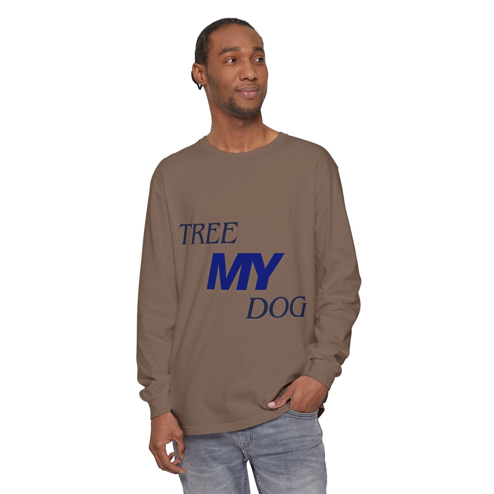 Tree My Dog - Comfort Colors® · 6014 - Unisex Long Sleeve Tee - Image 15