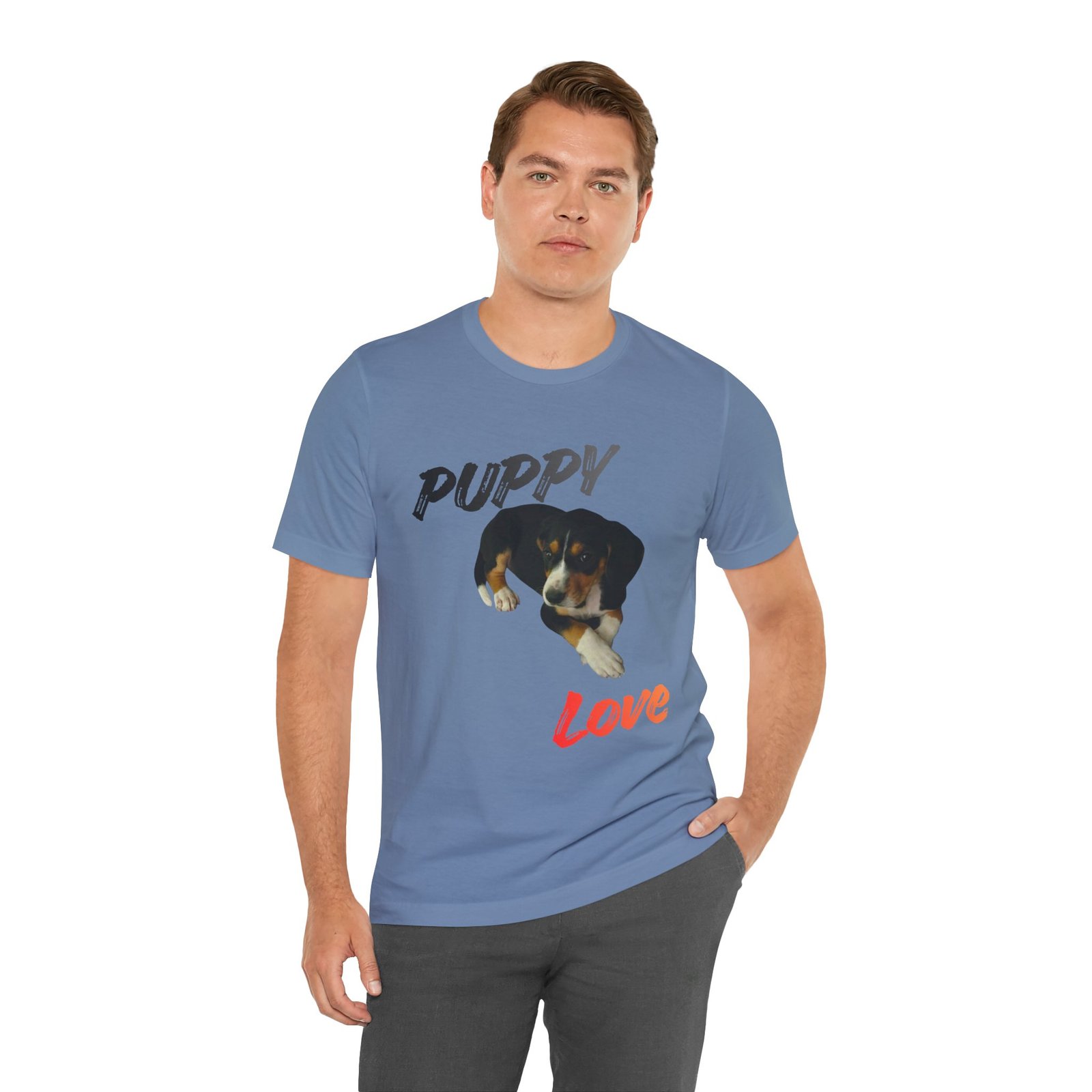 Puppy Love - Bella+Canvas · 3001 - Unisex Tee - Image 29