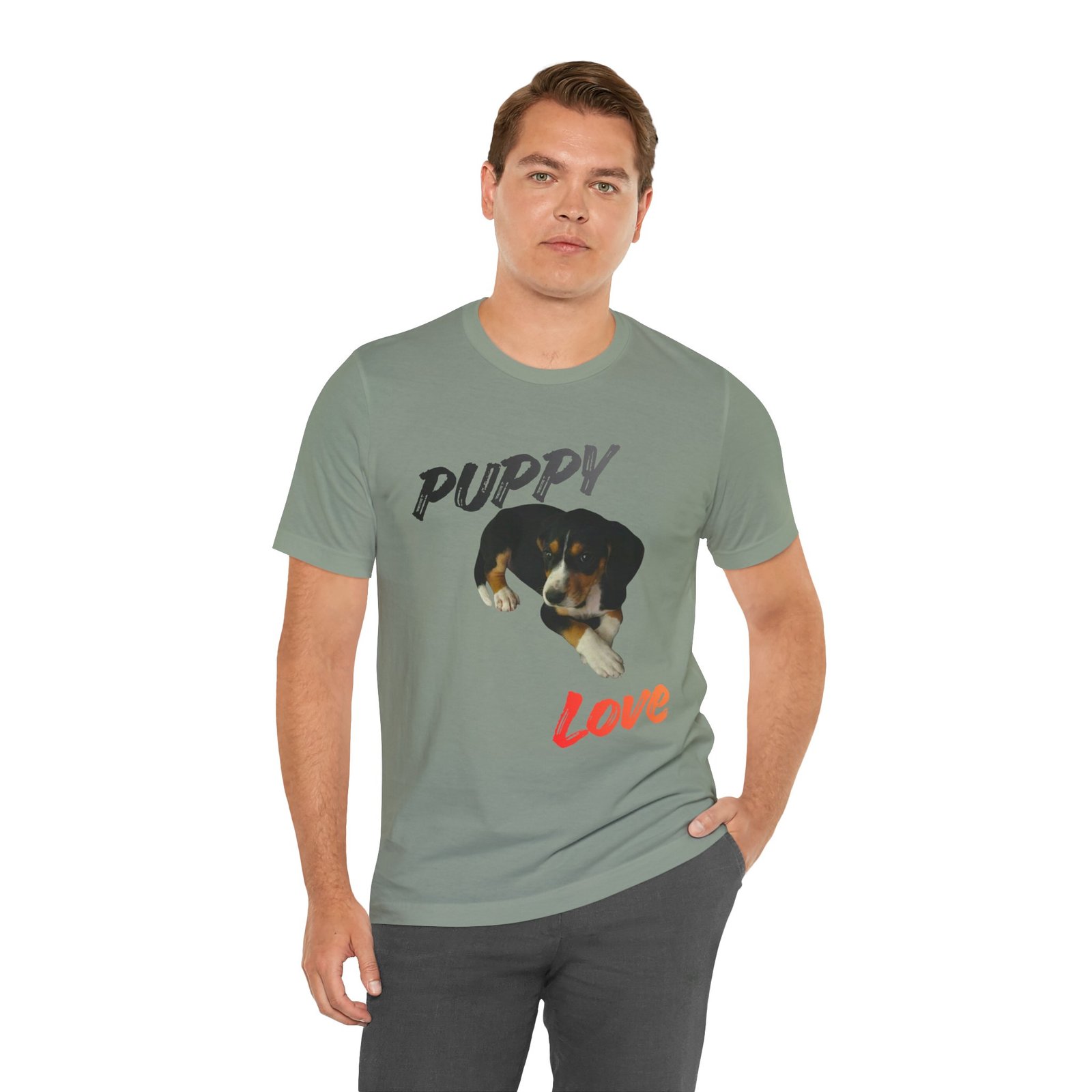 Puppy Love - Bella+Canvas · 3001 - Unisex Tee - Image 20
