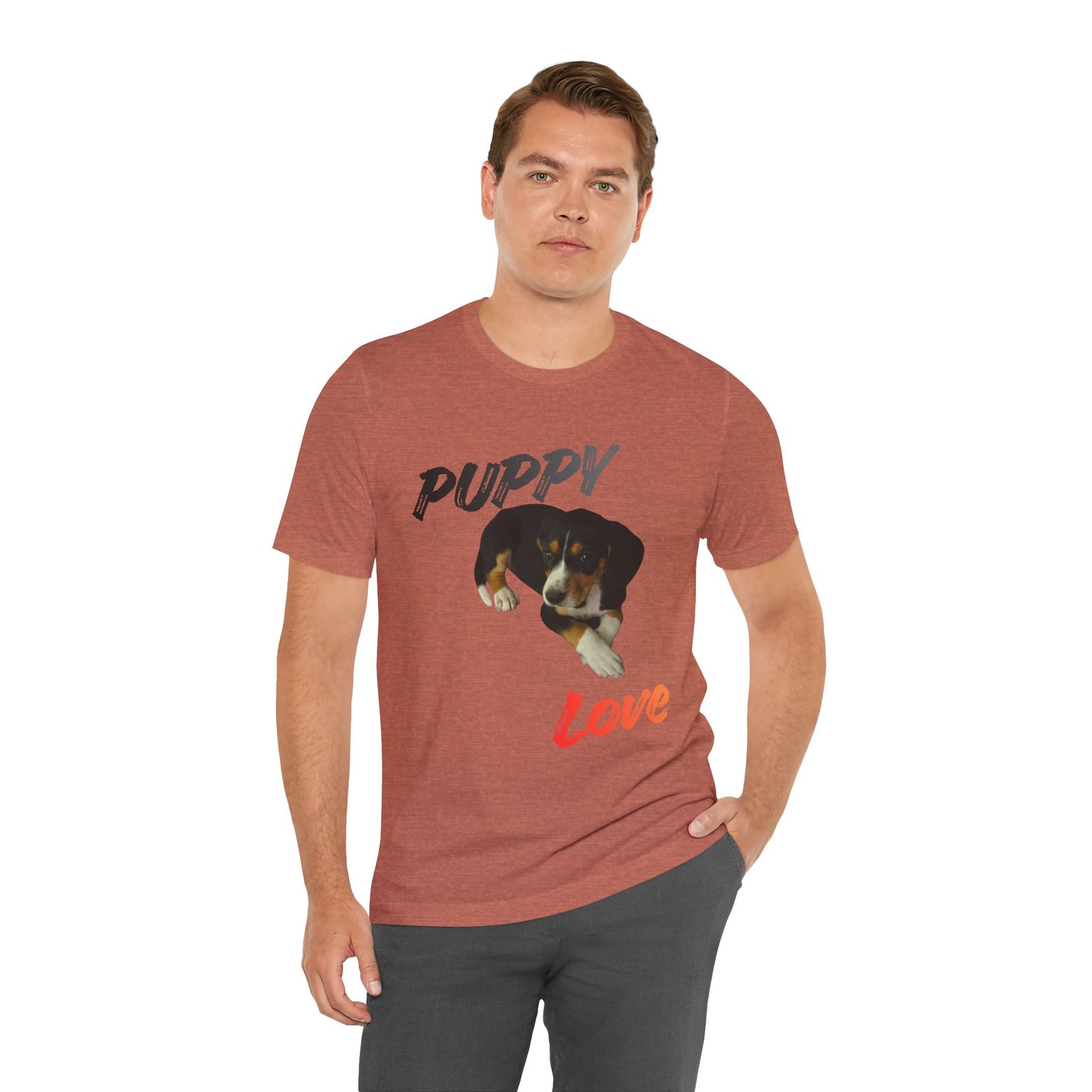 Puppy Love - Bella+Canvas · 3001 - Unisex Tee - Image 8