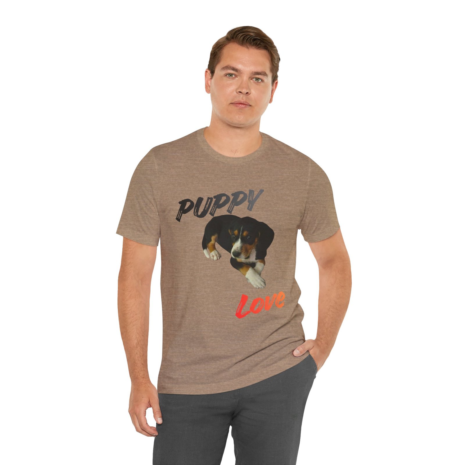 Puppy Love - Bella+Canvas · 3001 - Unisex Tee - Image 11
