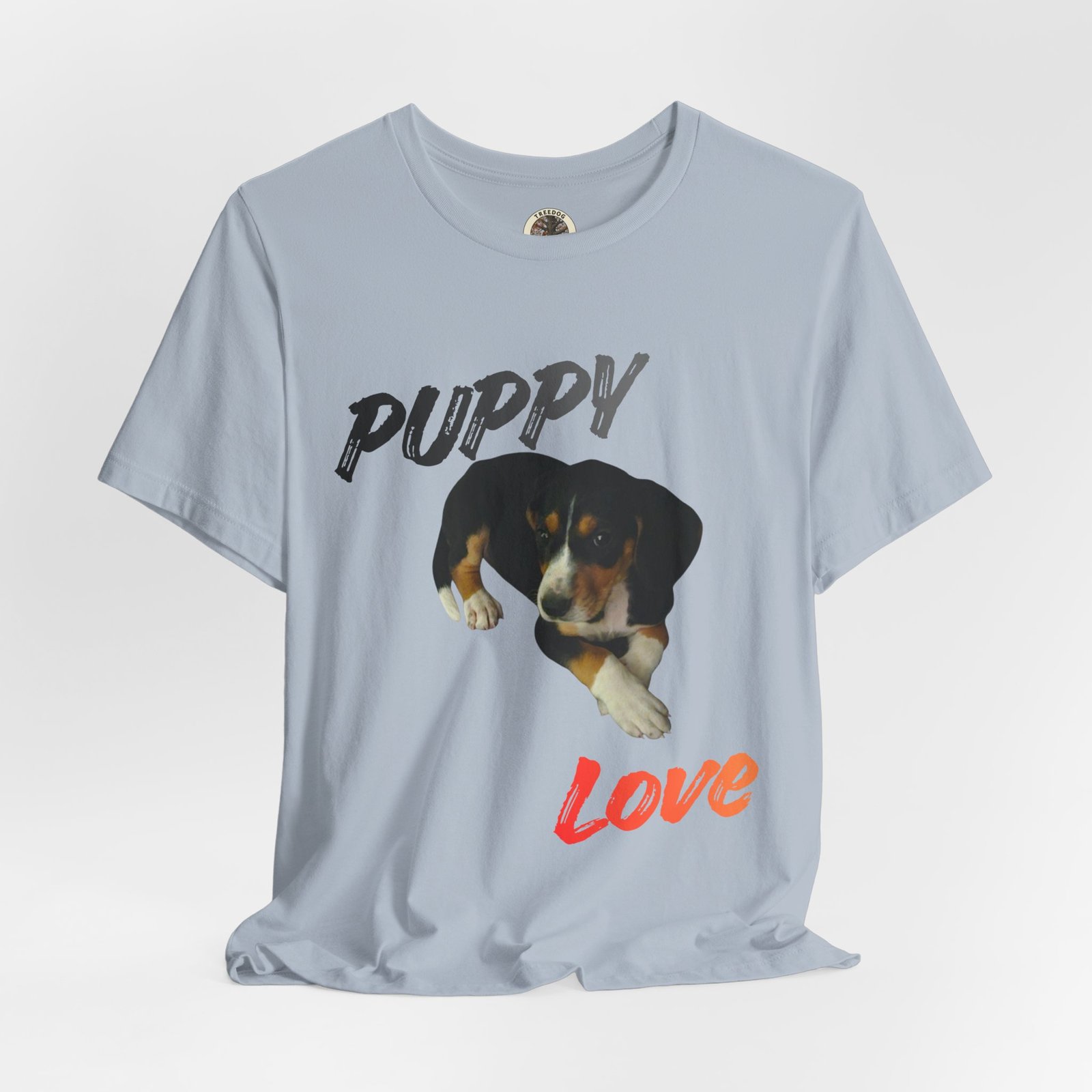 Puppy Love - Bella+Canvas · 3001 - Unisex Tee - Image 2