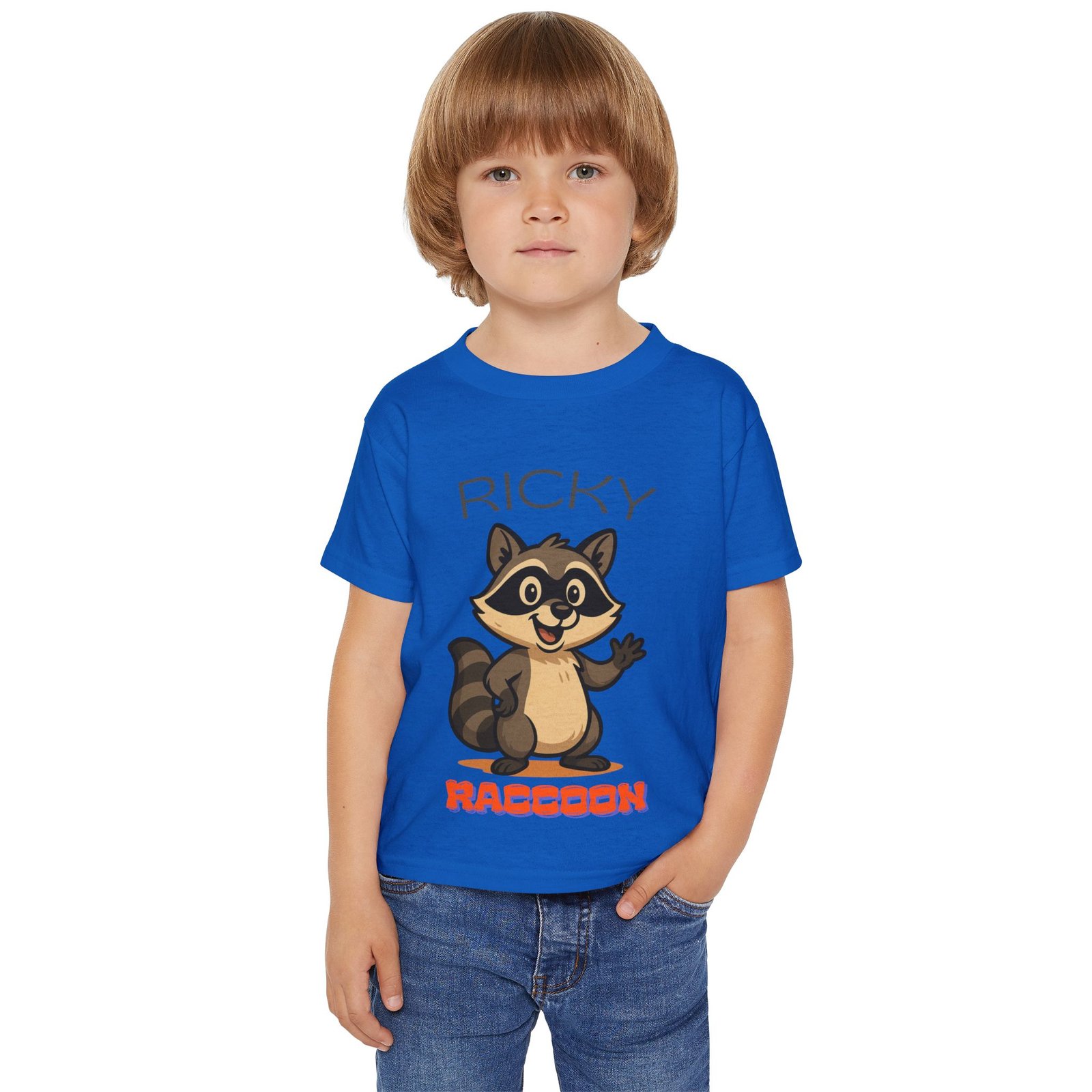 Ricky Raccoon - Gildan 5100P - Toddler Short Sleeve Tee - Image 8