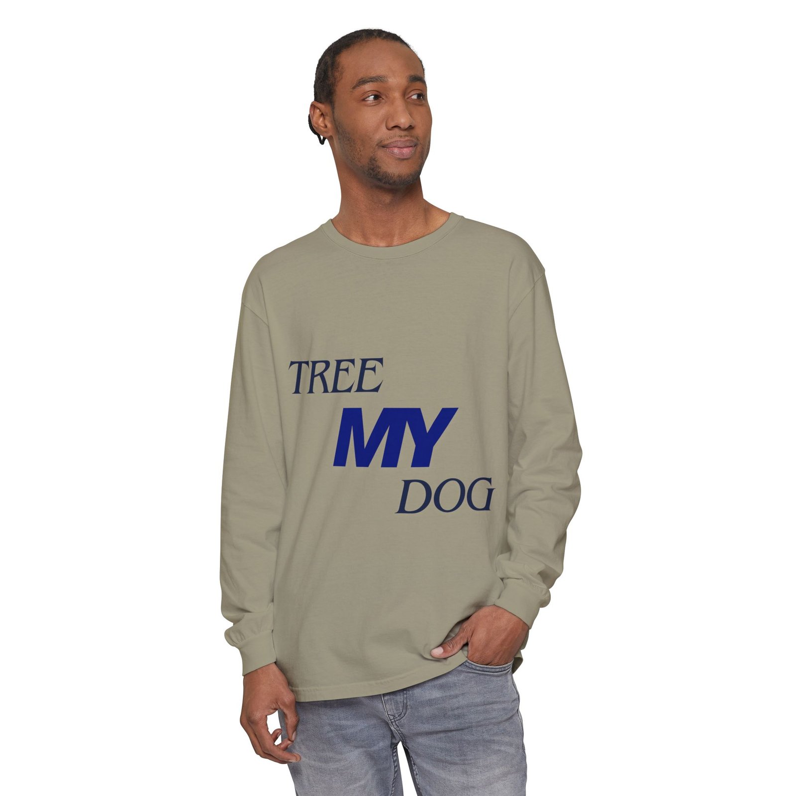Tree My Dog - Comfort Colors® · 6014 - Unisex Long Sleeve Tee - Image 3
