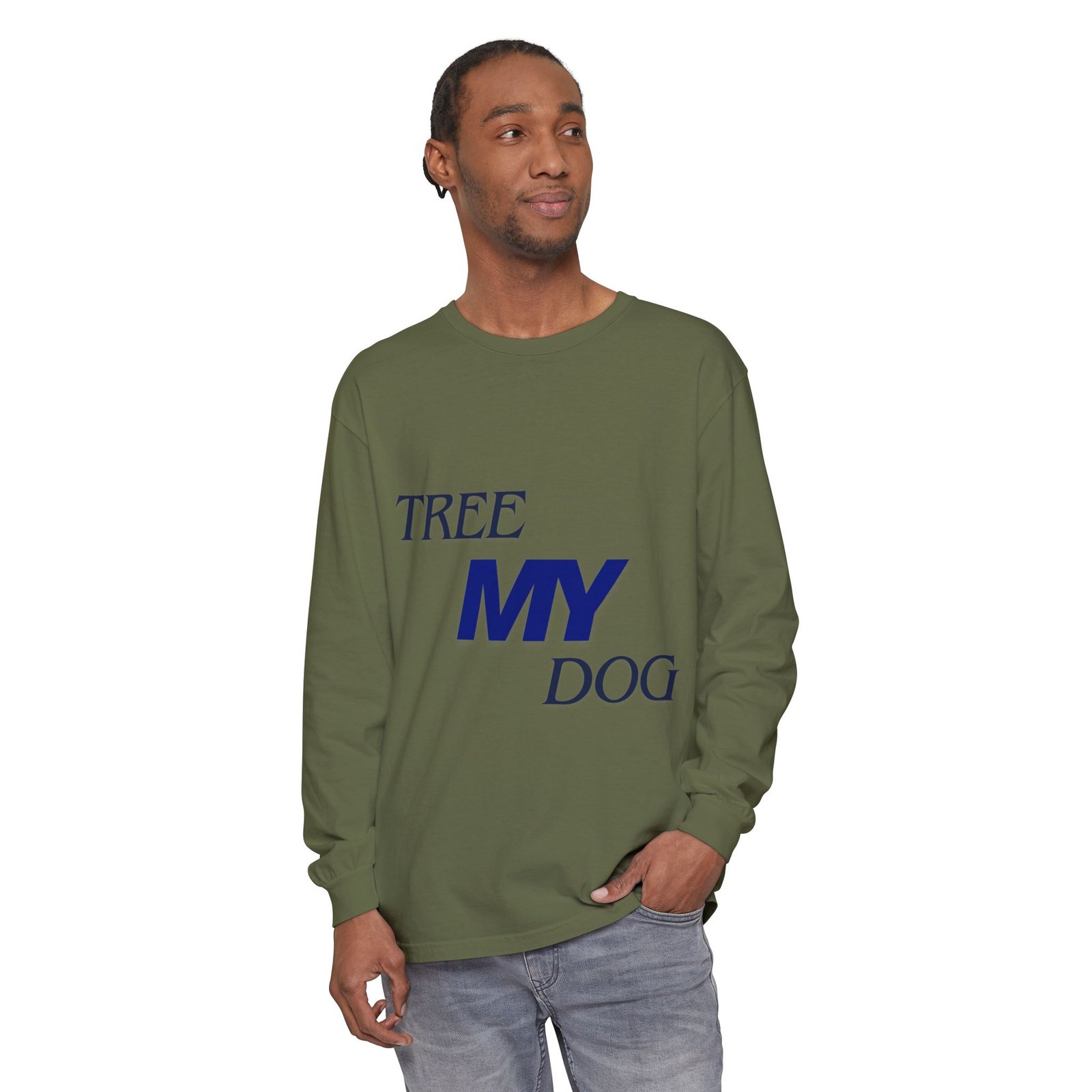 Tree My Dog - Comfort Colors® · 6014 - Unisex Long Sleeve Tee - Image 21