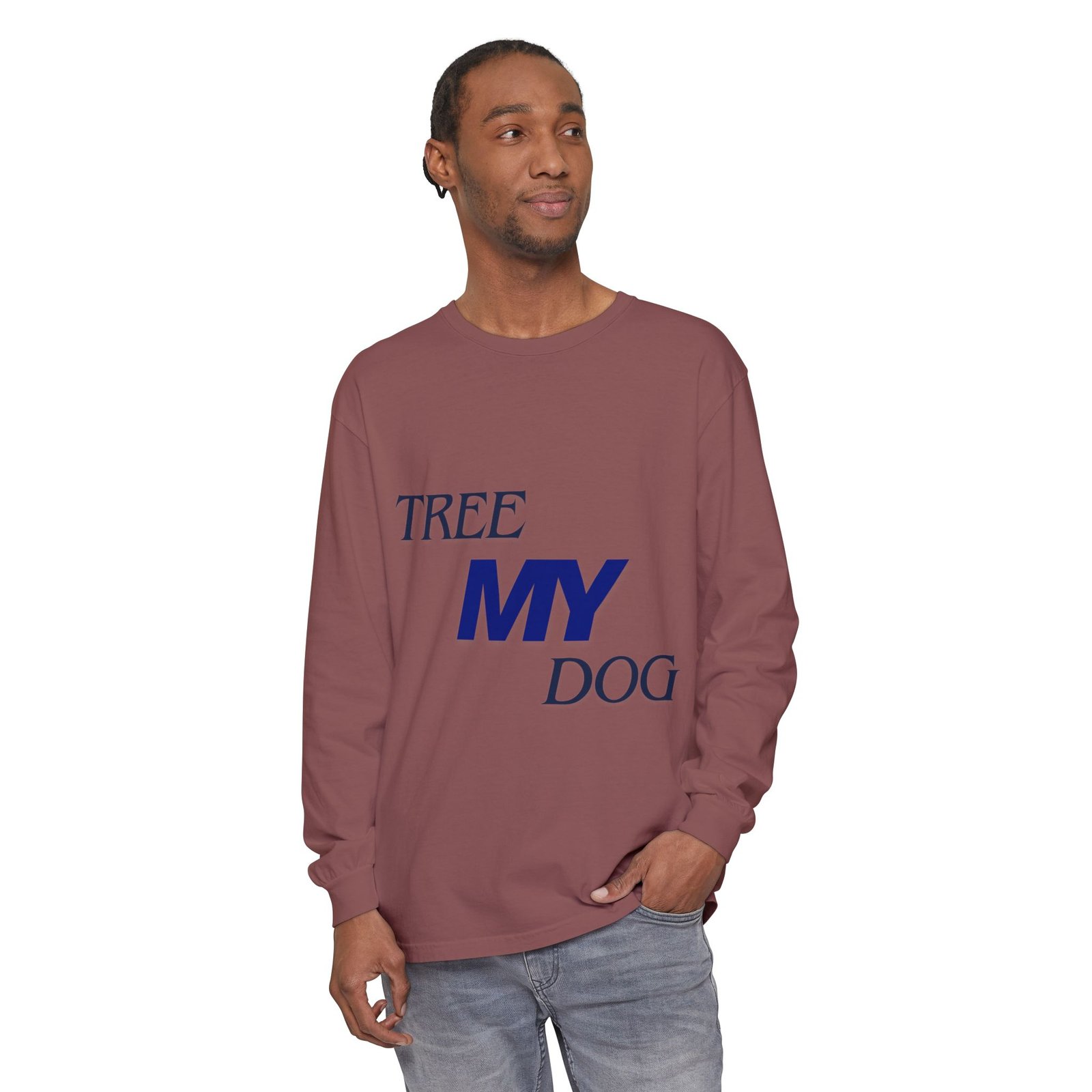 Tree My Dog - Comfort Colors® · 6014 - Unisex Long Sleeve Tee - Image 12