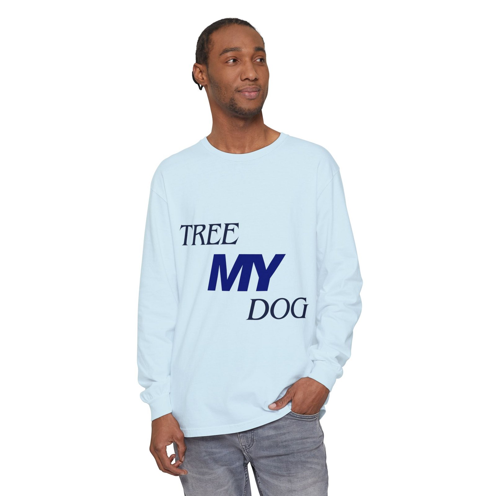 Tree My Dog - Comfort Colors® · 6014 - Unisex Long Sleeve Tee - Image 6