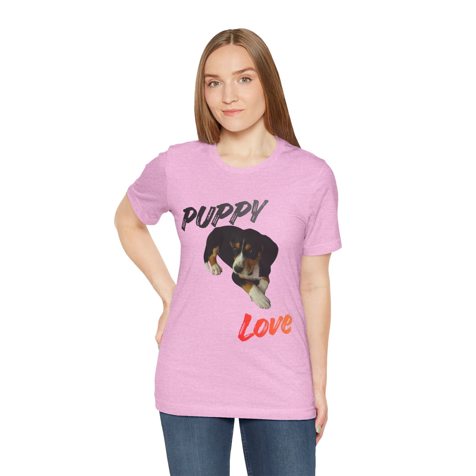 Puppy Love - Bella+Canvas · 3001 - Unisex Tee - Image 35