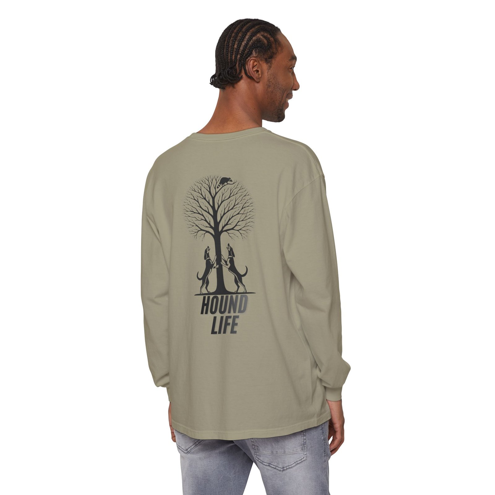 Hound Life - Comfort Colors® · 6014 - Unisex Long Sleeve Tee - Image 4