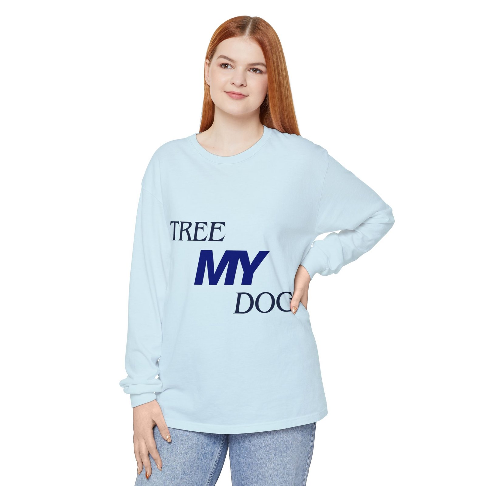 Tree My Dog - Comfort Colors® · 6014 - Unisex Long Sleeve Tee - Image 4
