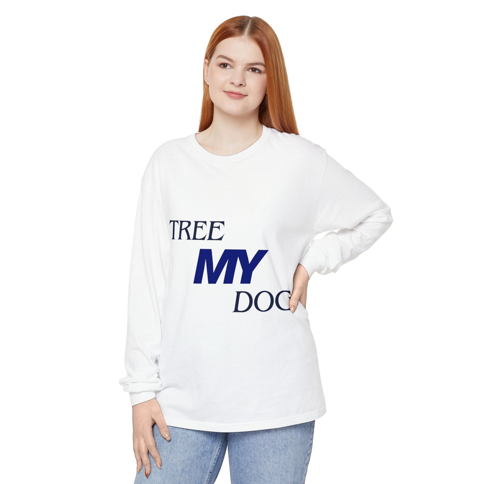 Tree My Dog - Comfort Colors® · 6014 - Unisex Long Sleeve Tee - Image 7