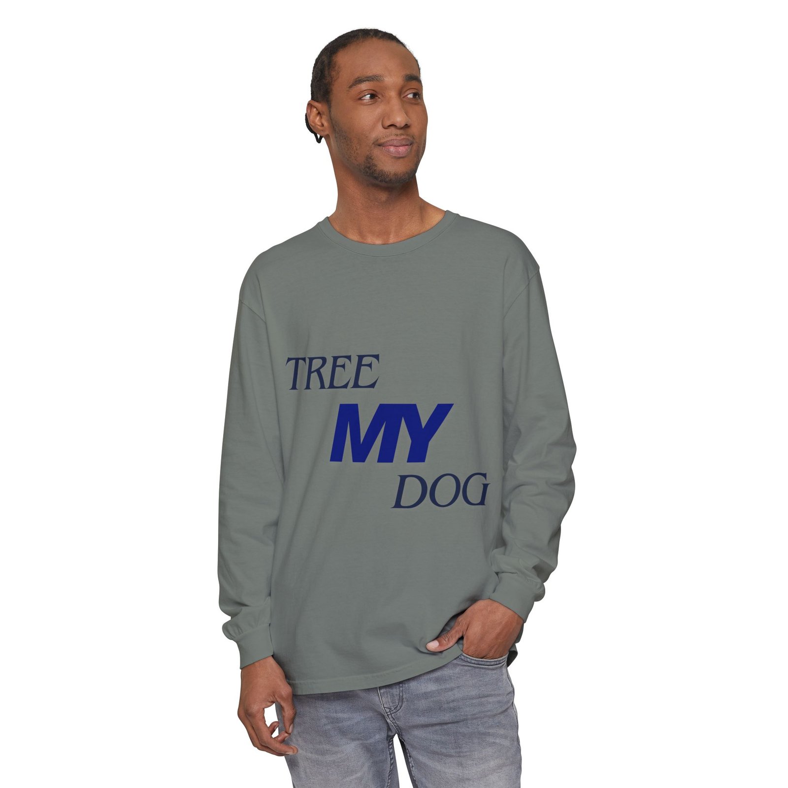 Tree My Dog - Comfort Colors® · 6014 - Unisex Long Sleeve Tee - Image 18