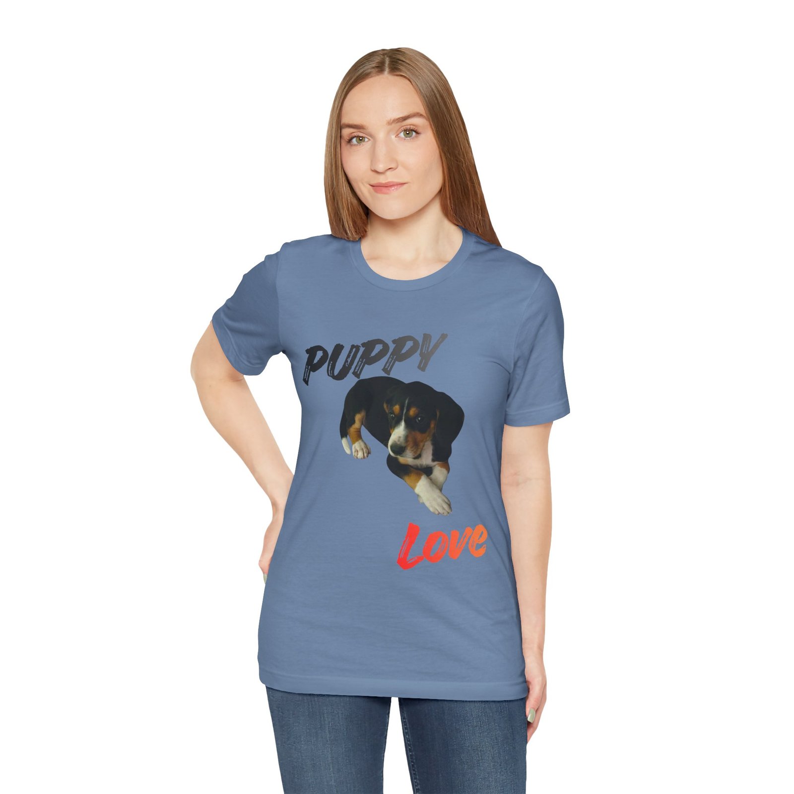 Puppy Love - Bella+Canvas · 3001 - Unisex Tee - Image 30