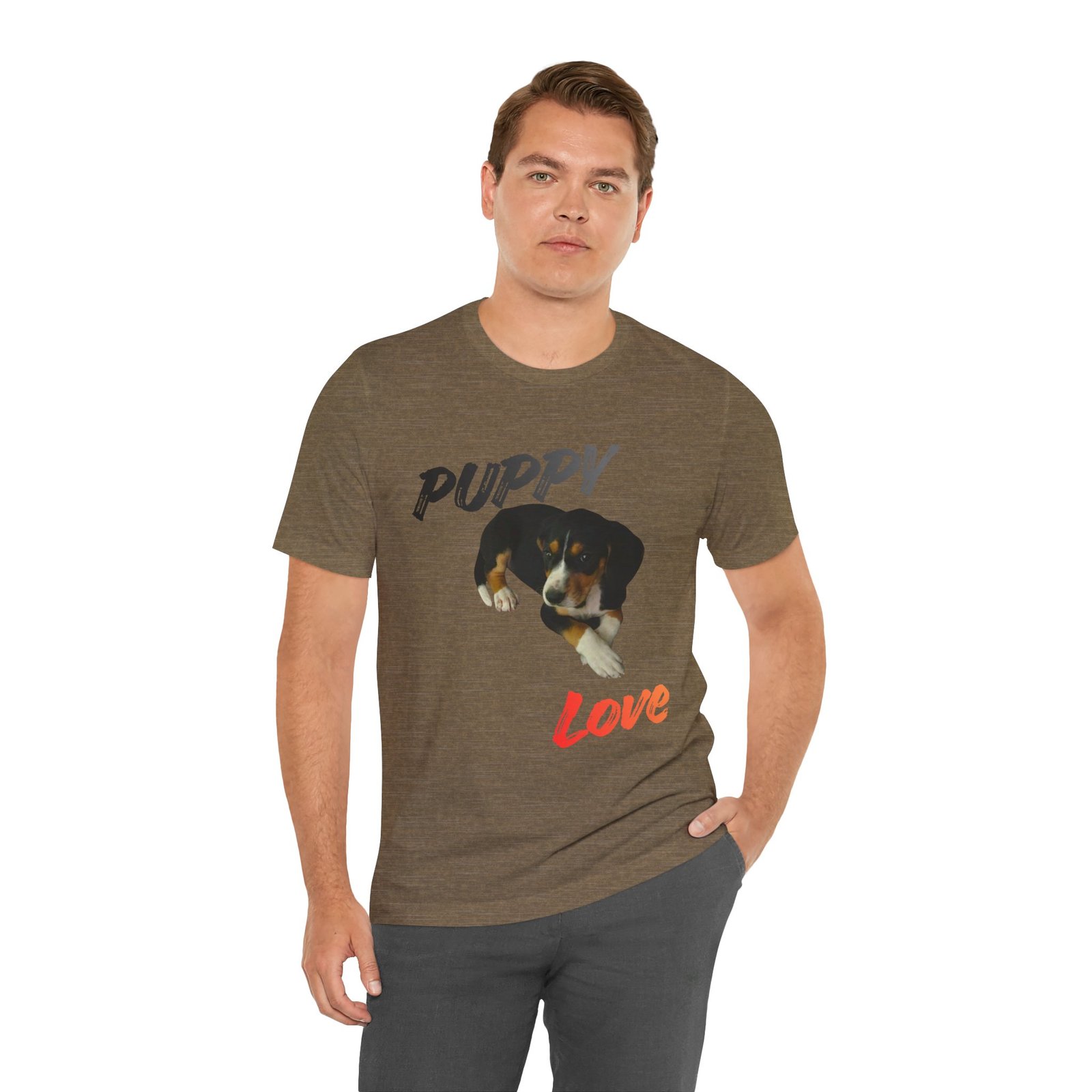 Puppy Love - Bella+Canvas · 3001 - Unisex Tee - Image 14