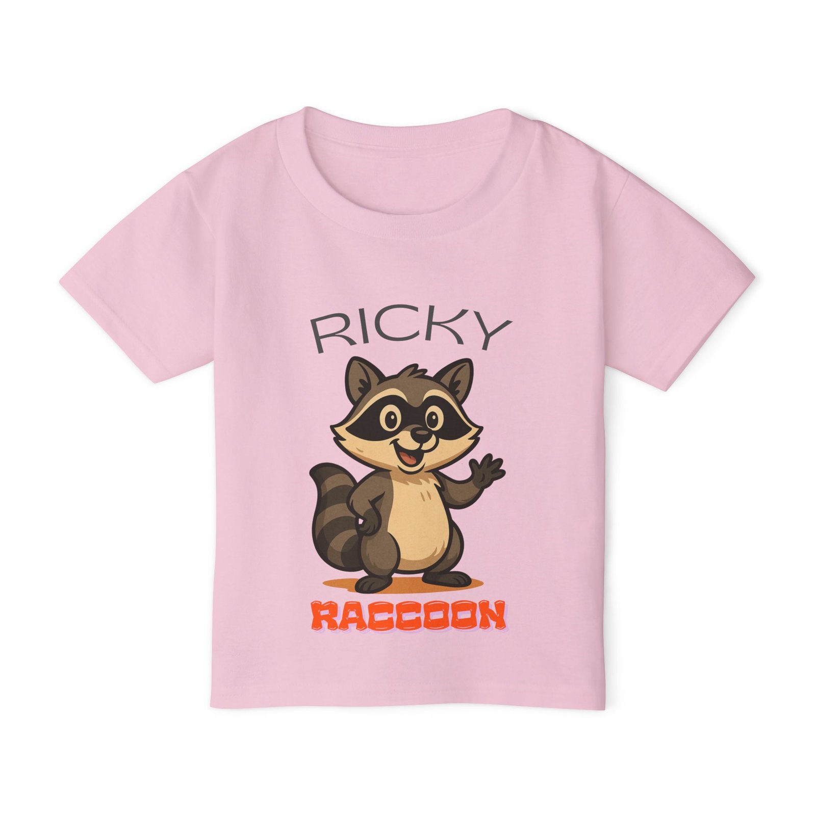 Ricky Raccoon - Gildan 5100P - Toddler Short Sleeve Tee - Image 11