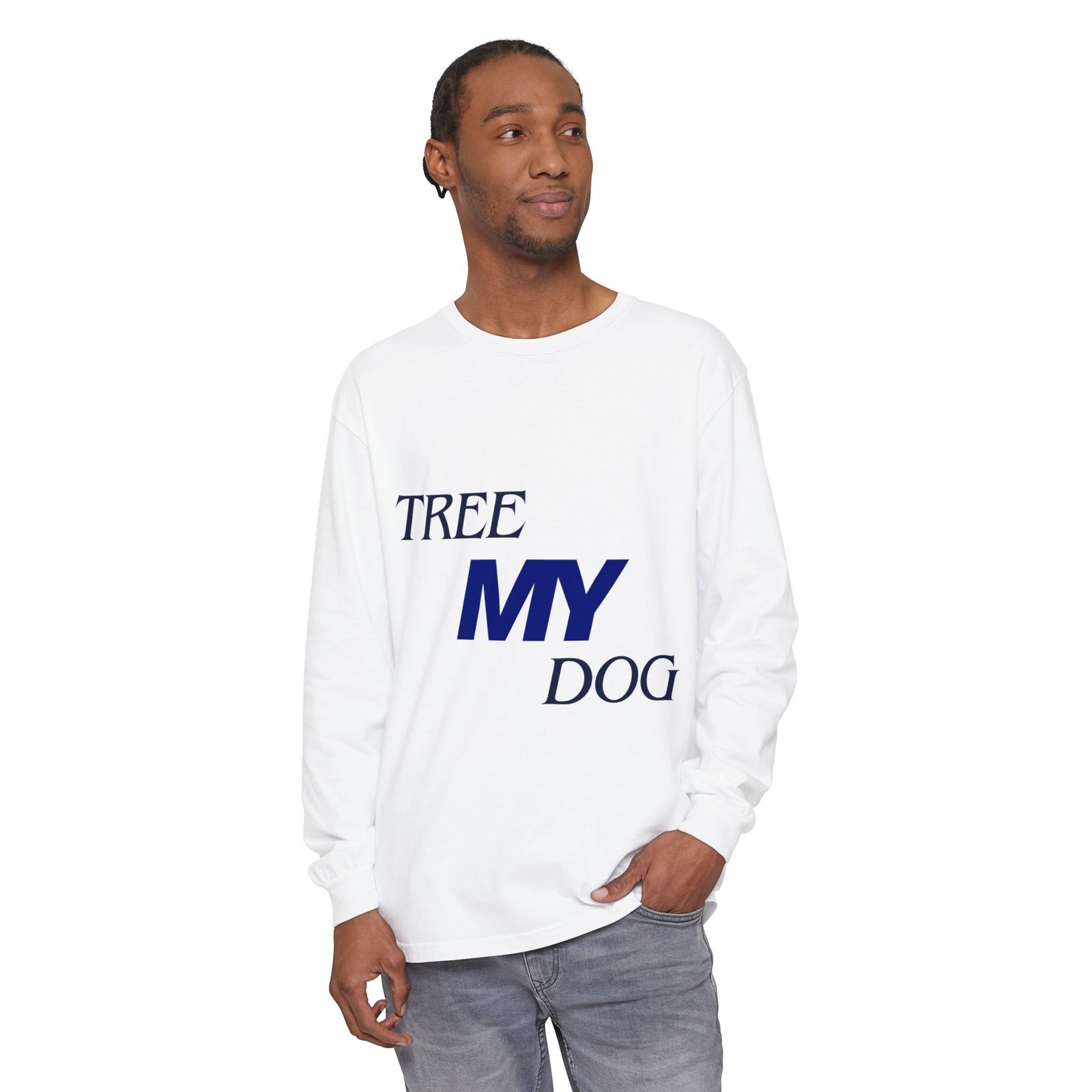 Tree My Dog - Comfort Colors® · 6014 - Unisex Long Sleeve Tee - Image 9