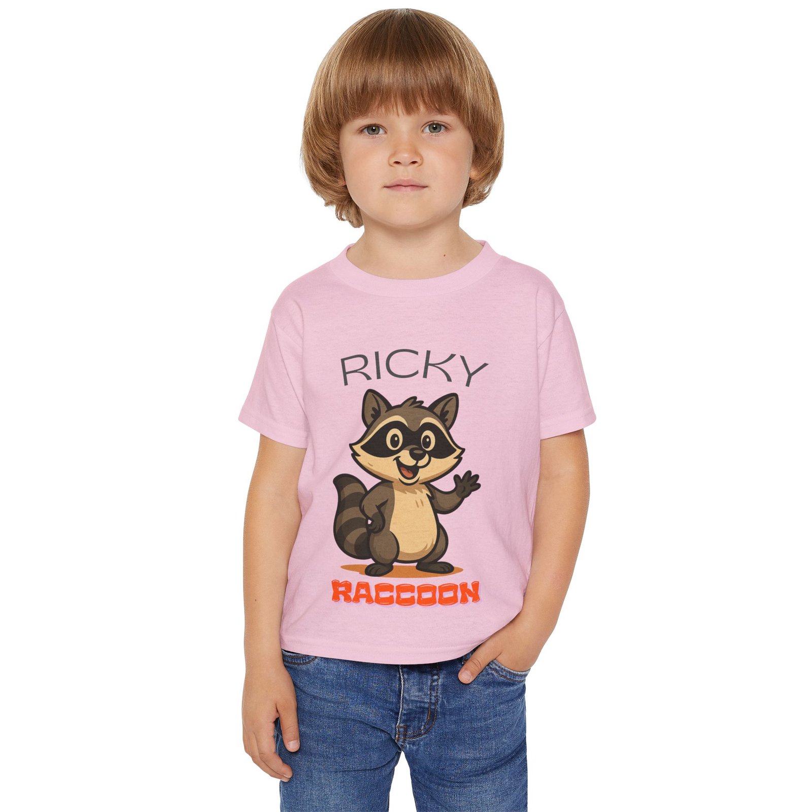 Ricky Raccoon - Gildan 5100P - Toddler Short Sleeve Tee - Image 12