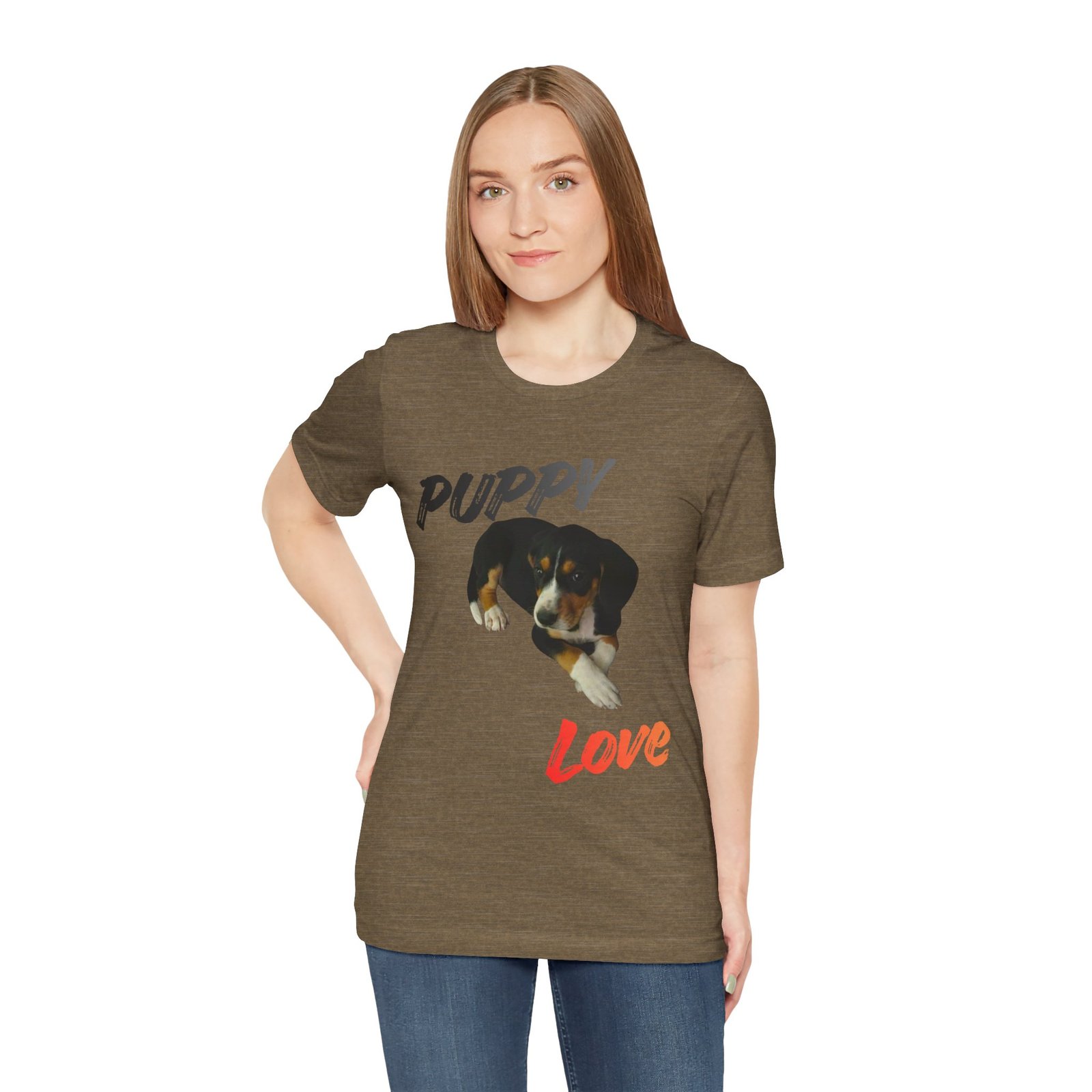 Puppy Love - Bella+Canvas · 3001 - Unisex Tee - Image 15
