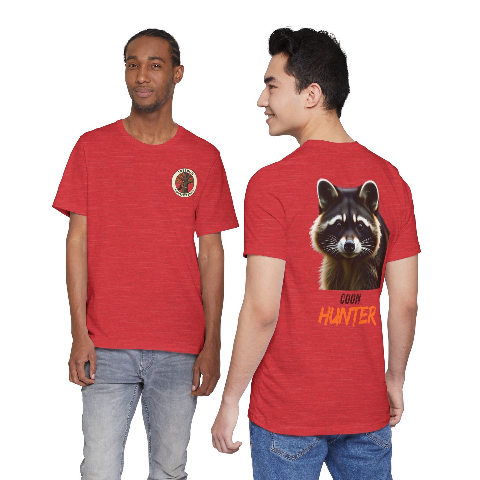Coon Hunter - Bella+Canvas 3001 - Unisex Tee - Image 39
