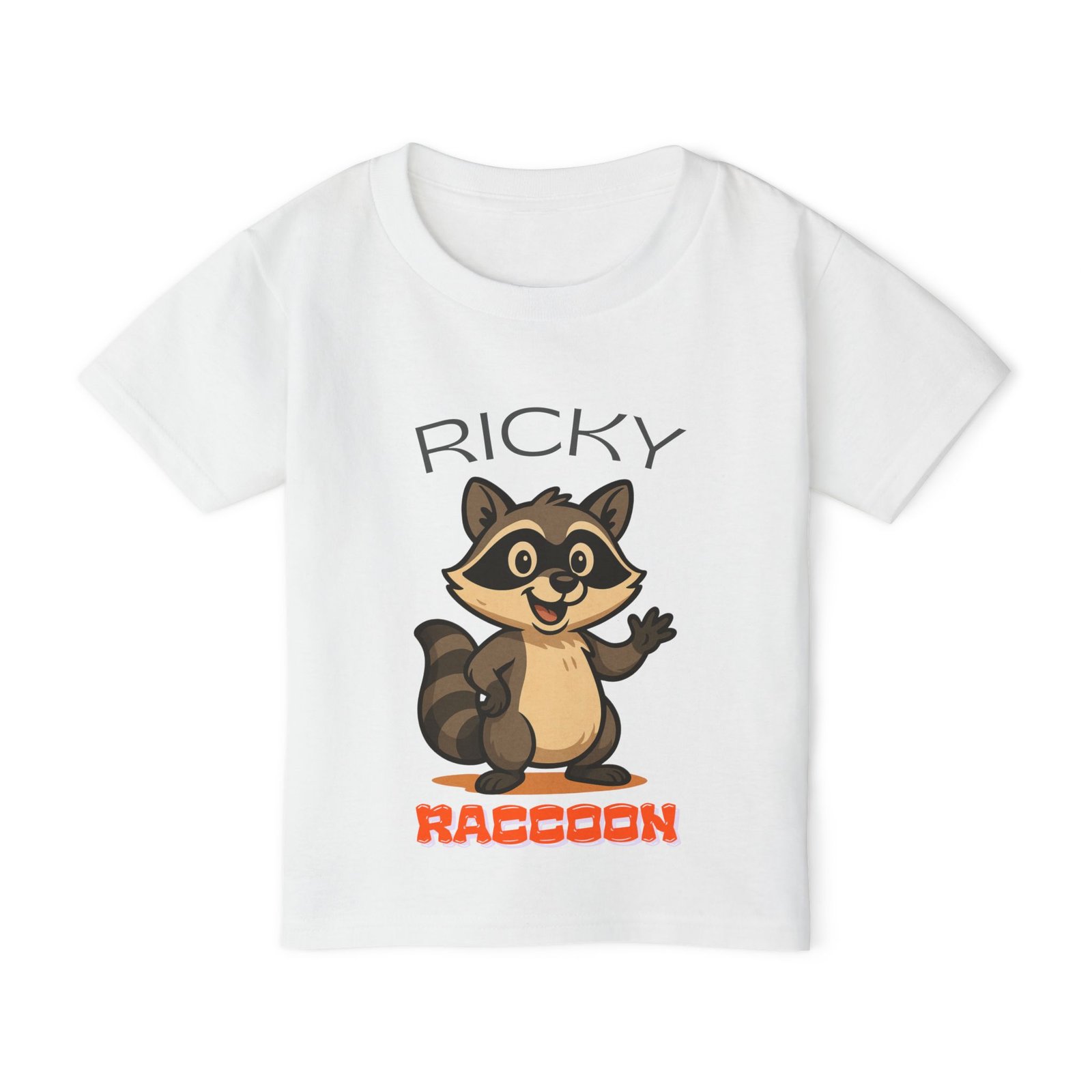 Ricky Raccoon - Gildan 5100P - Toddler Short Sleeve Tee - Image 5