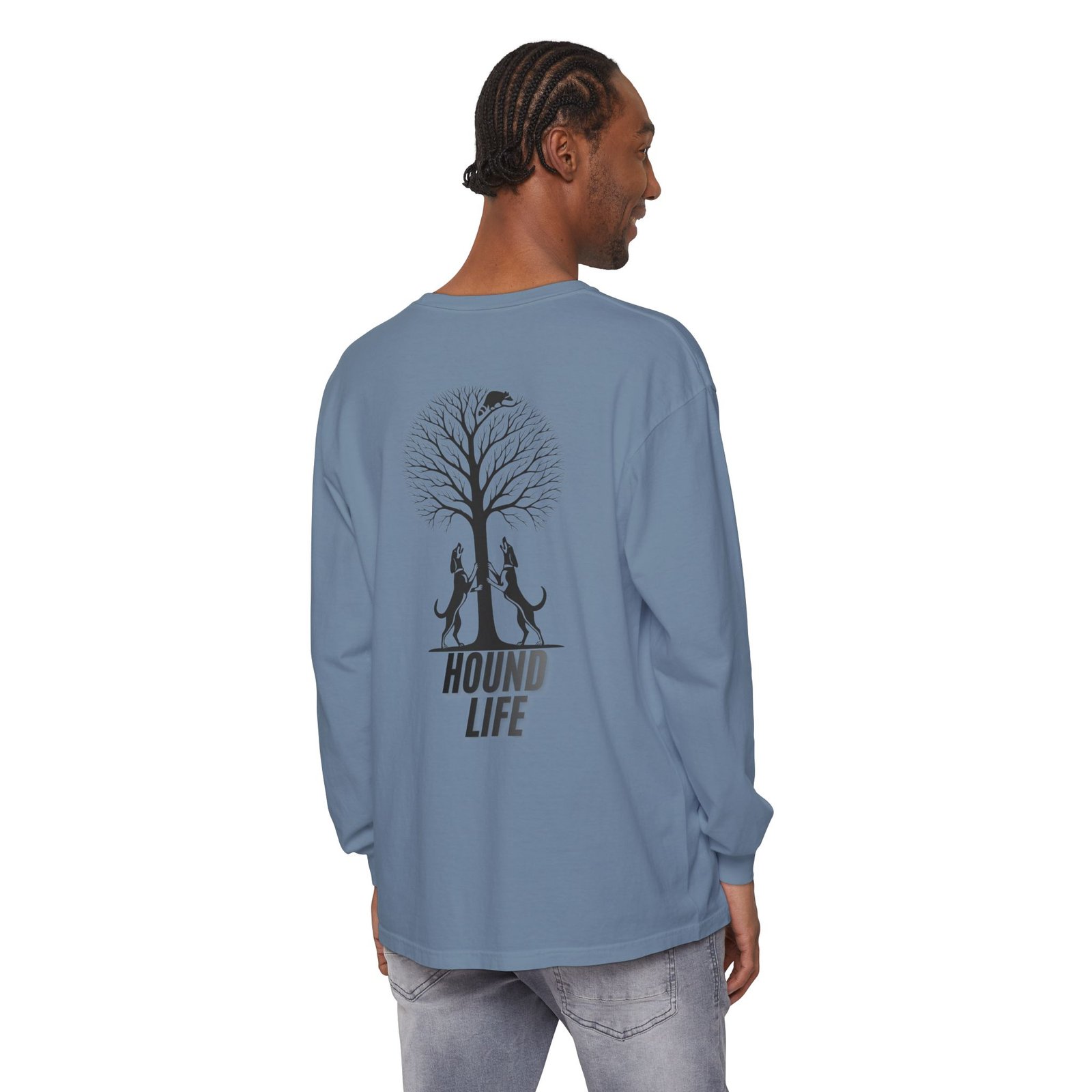 Hound Life - Comfort Colors® · 6014 - Unisex Long Sleeve Tee - Image 43