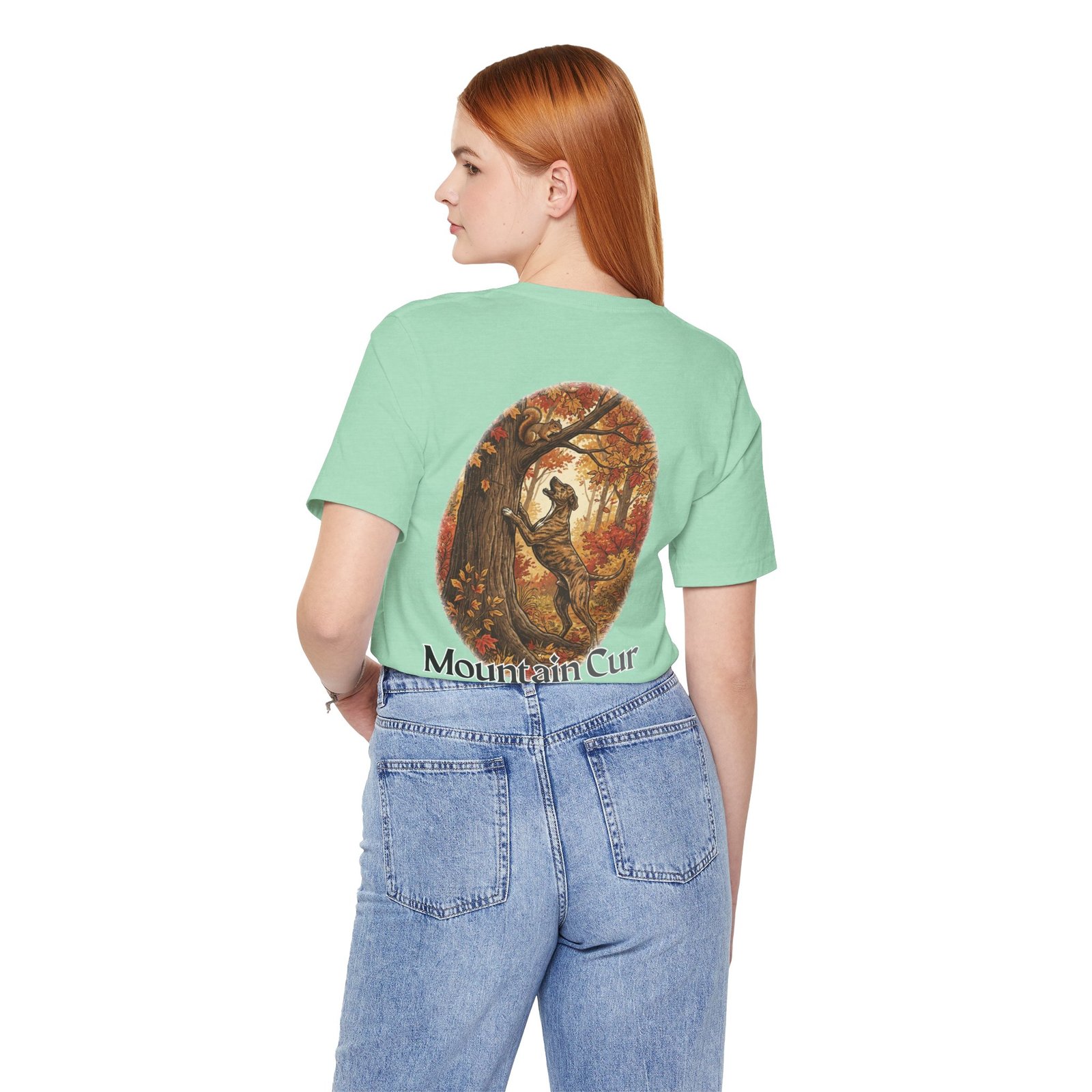 Mountain Cur - Bella + Canvas 3001 - Unisex Jersey Short Sleeve Tee - Image 36